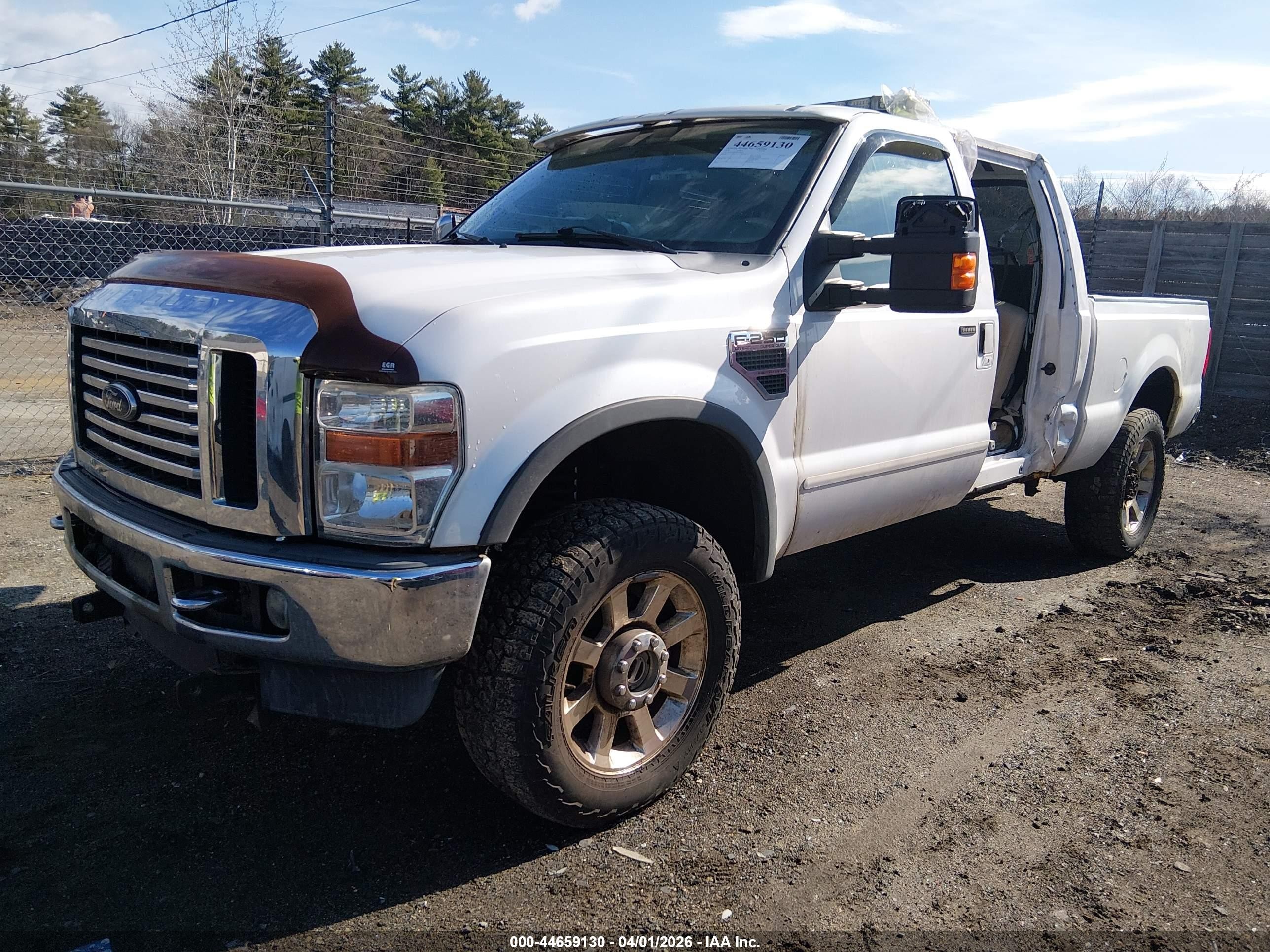 2010 Ford F-250 Cabela's/king Ranch/lariat/xl/xlt White vin: 1FTSW2BY6AEA02099