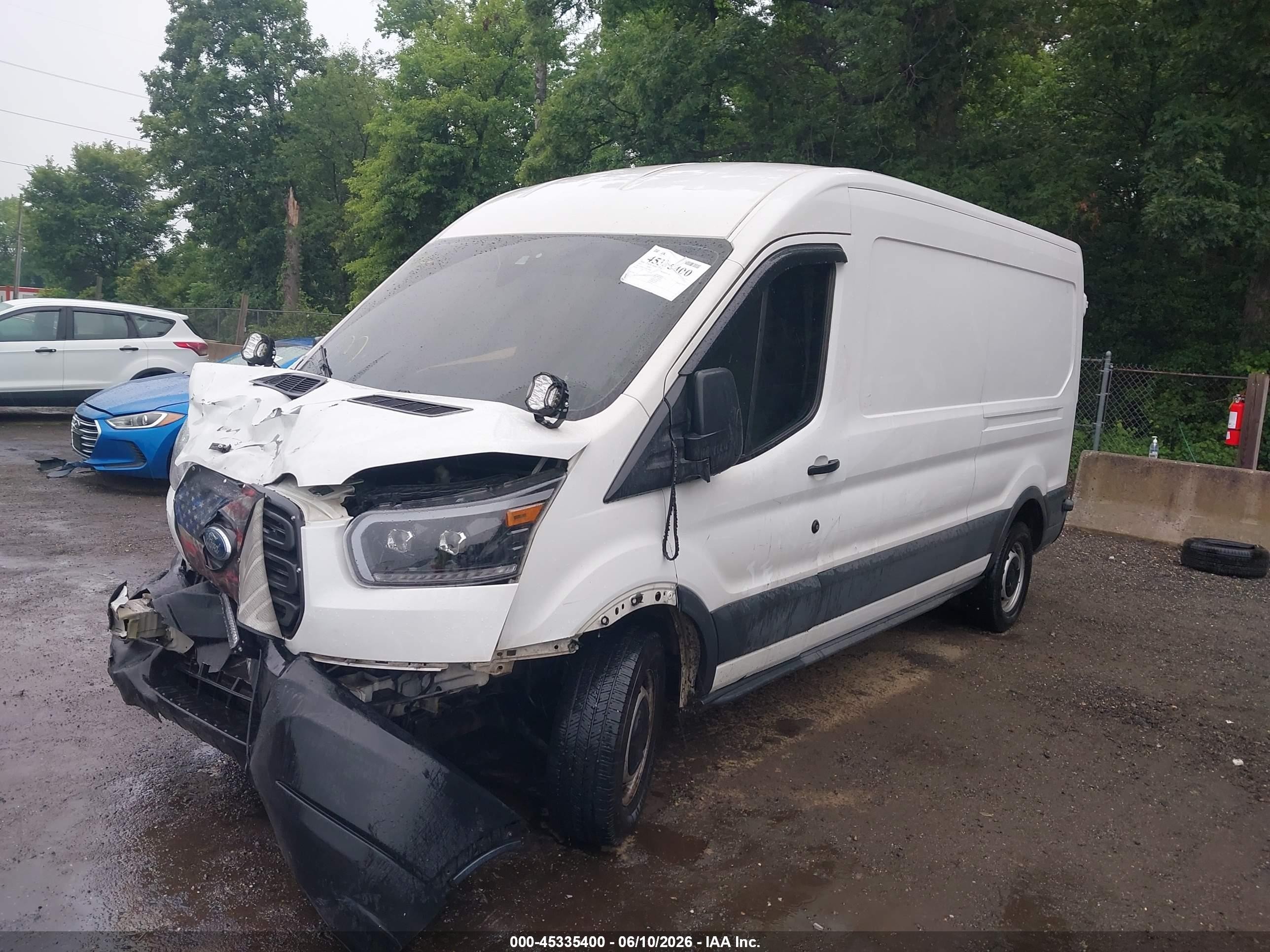 2015 Ford Transit-350 White vin: 1FTSW2CG3FKA78409