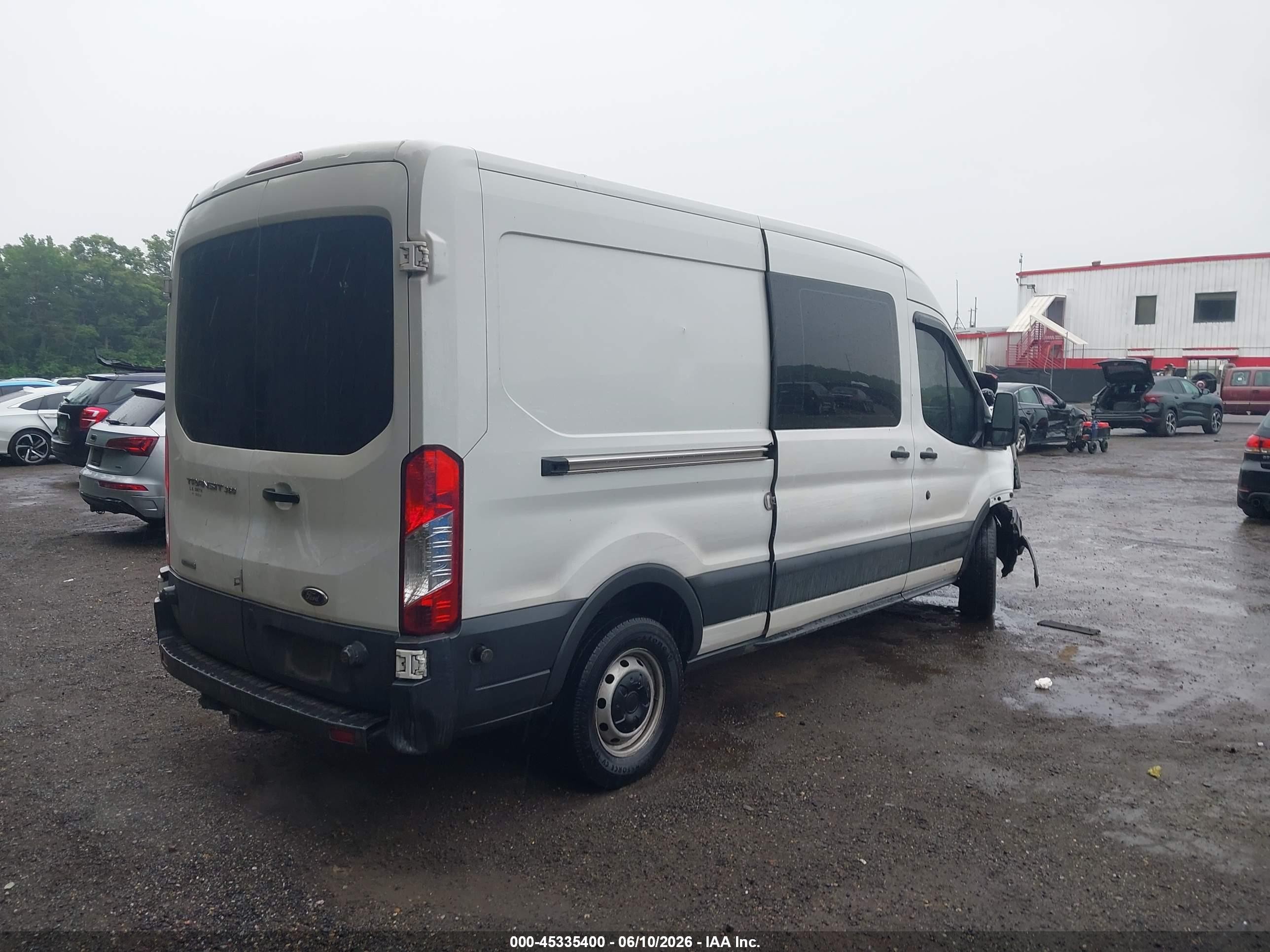 2015 Ford Transit-350 White vin: 1FTSW2CG3FKA78409