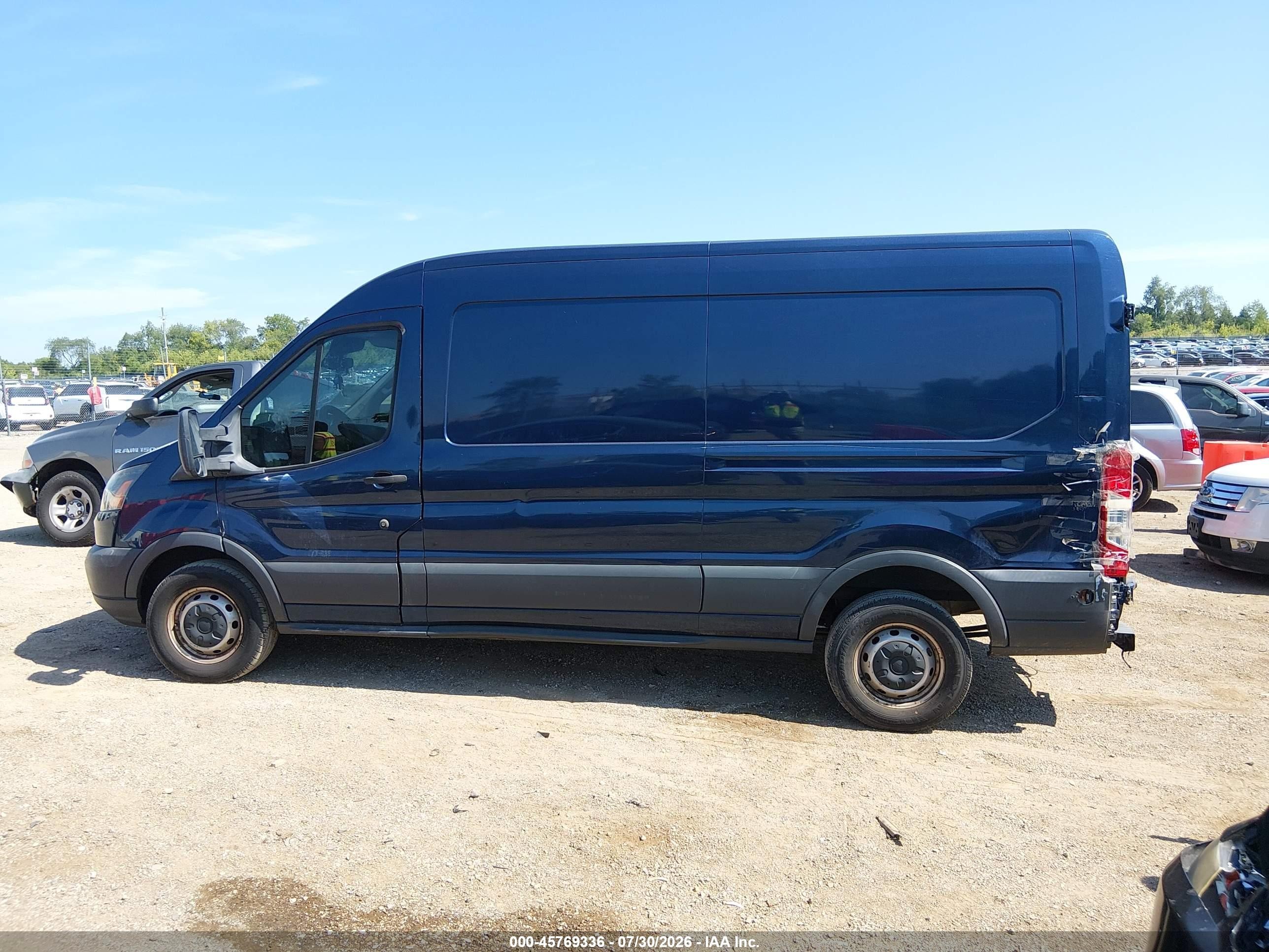 2015 Ford Transit-350   Dark Blue vin: 1FTSW2CM4FKA12019