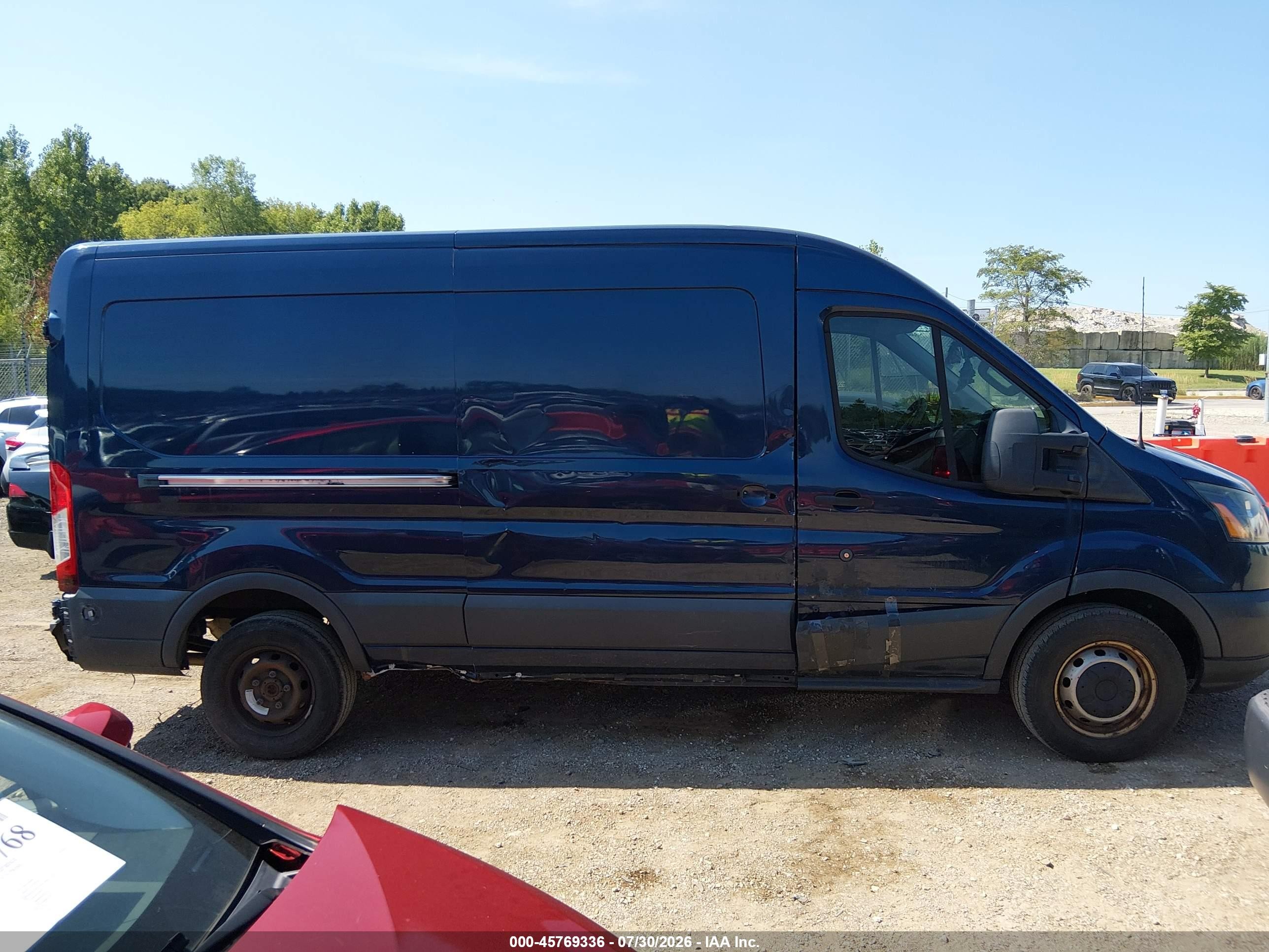 2015 Ford Transit-350   Dark Blue vin: 1FTSW2CM4FKA12019