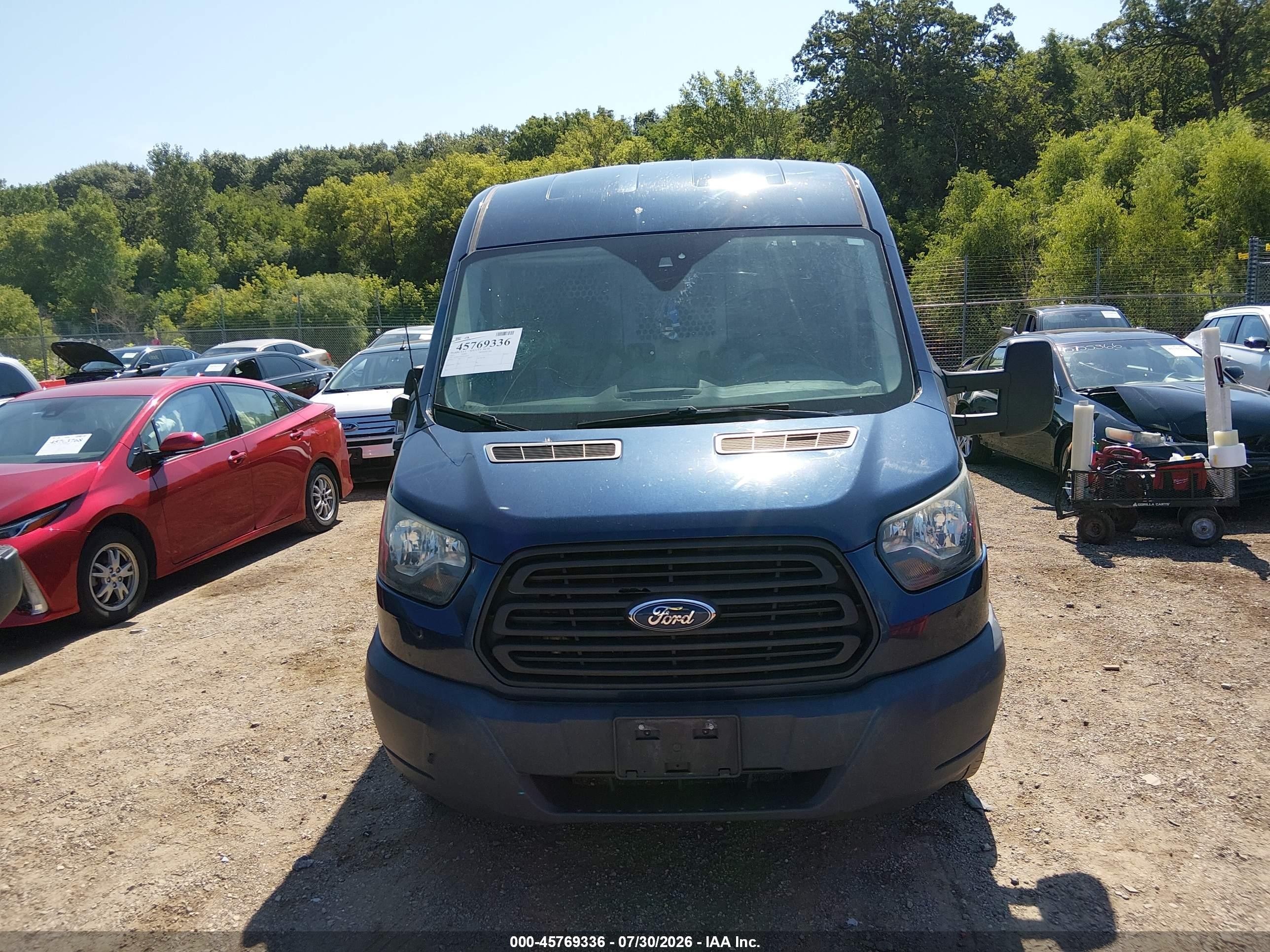 2015 Ford Transit-350   Dark Blue vin: 1FTSW2CM4FKA12019