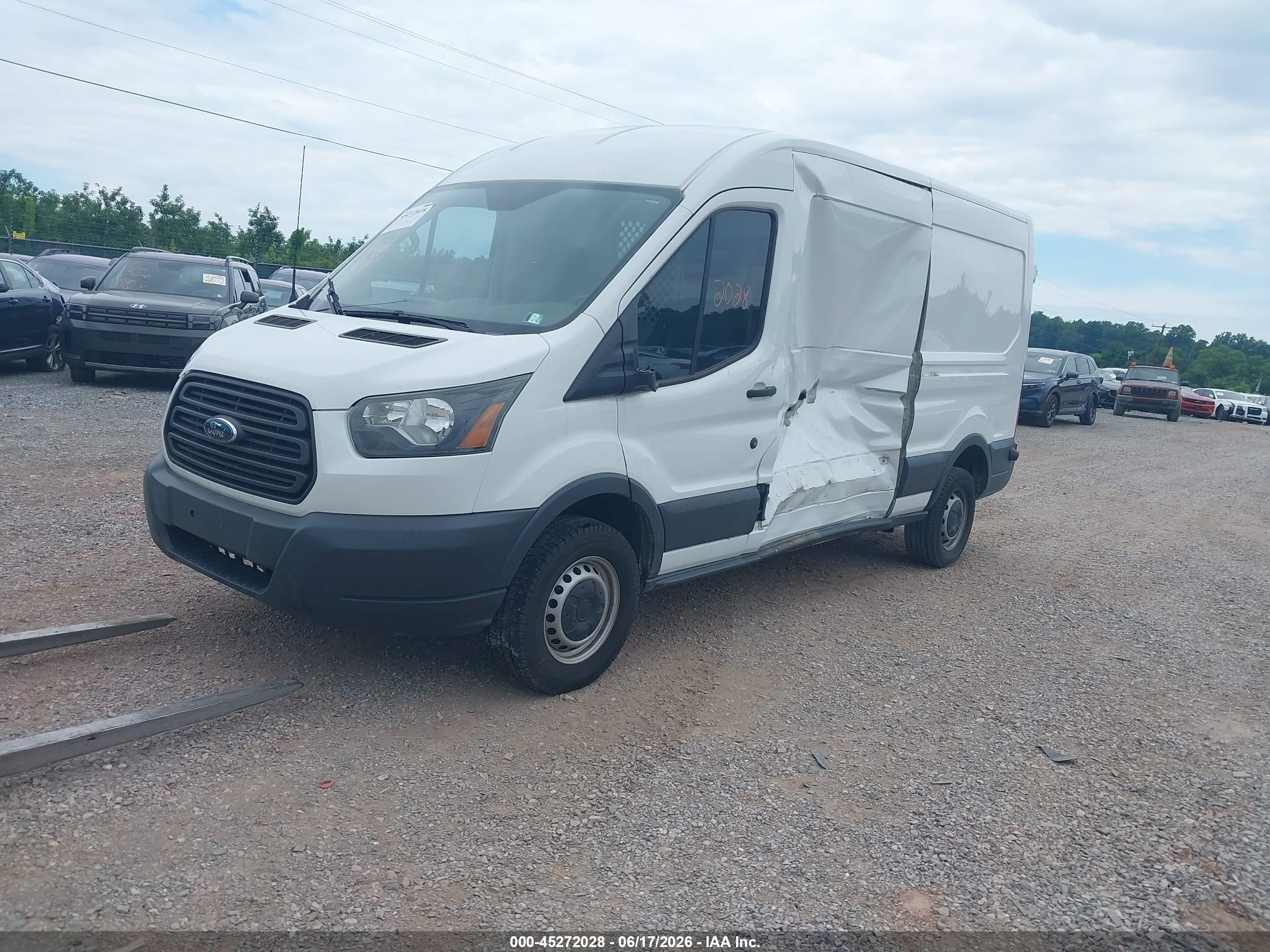 2015 Ford Transit-350 White vin: 1FTSW2CM6FKA09977