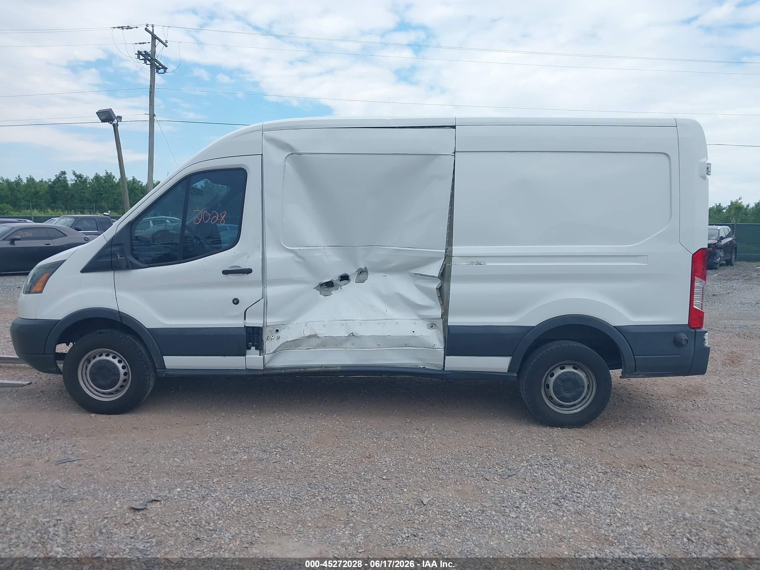 2015 Ford Transit-350 White vin: 1FTSW2CM6FKA09977