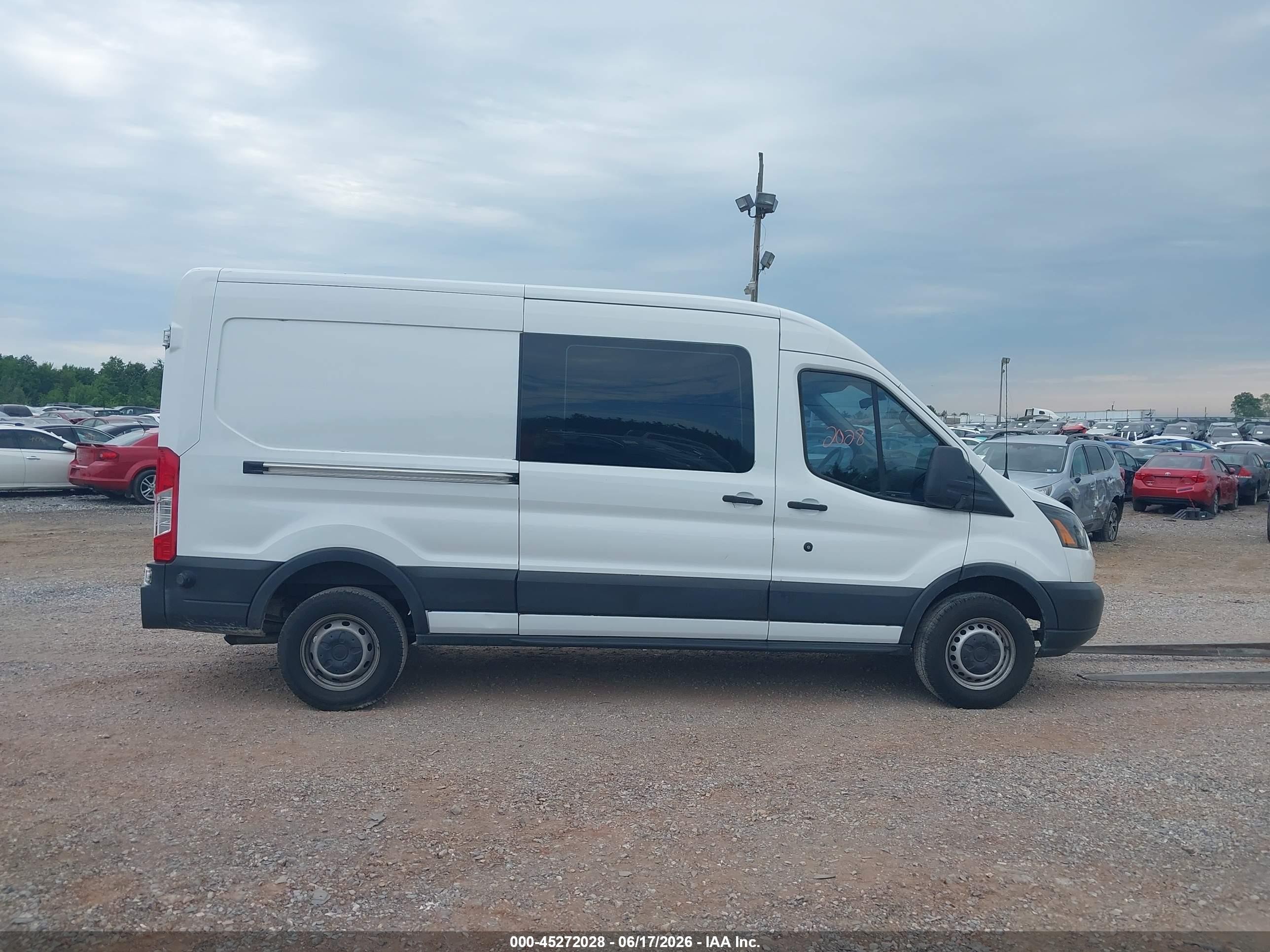 2015 Ford Transit-350 White vin: 1FTSW2CM6FKA09977