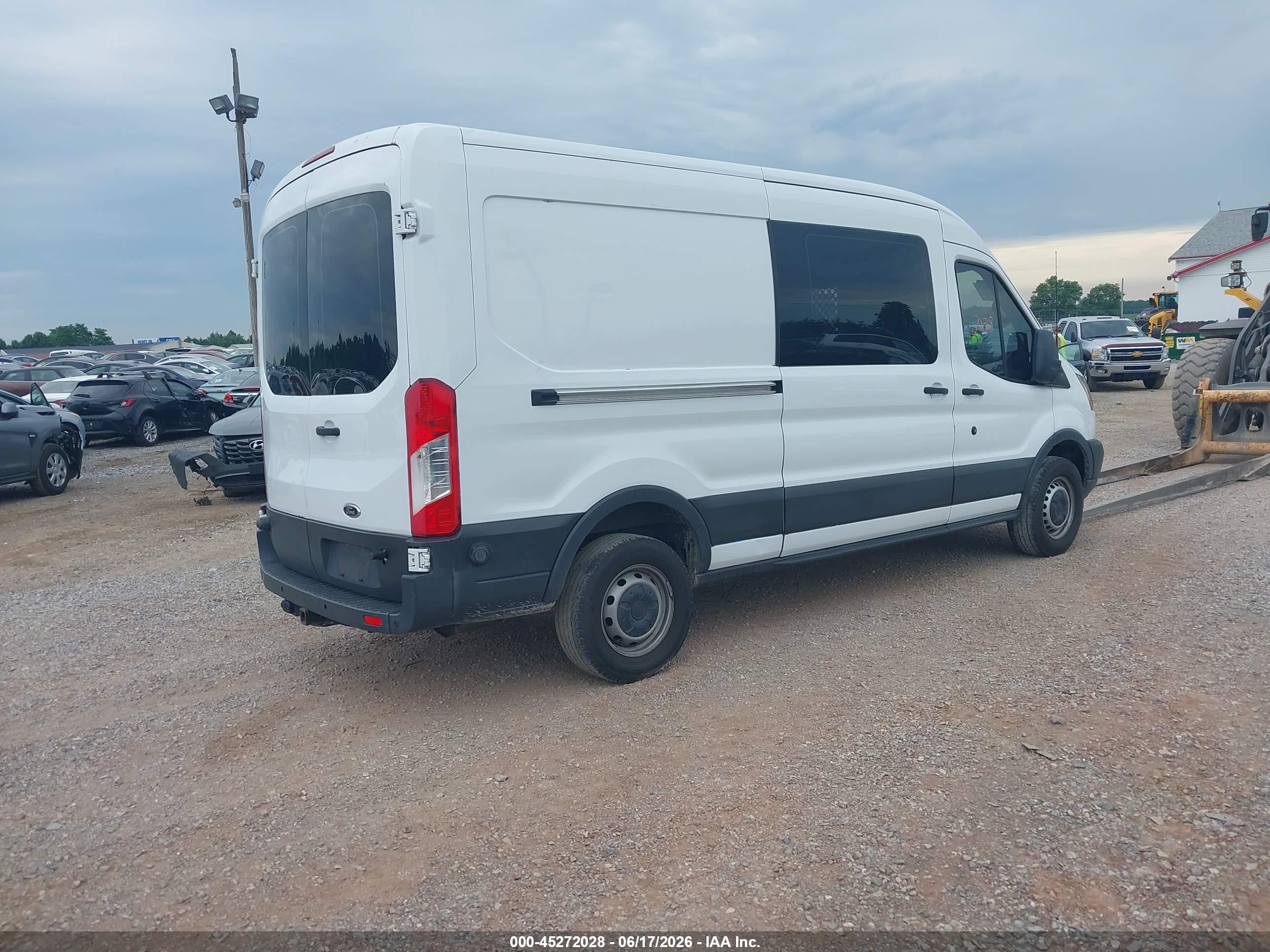 2015 Ford Transit-350 White vin: 1FTSW2CM6FKA09977