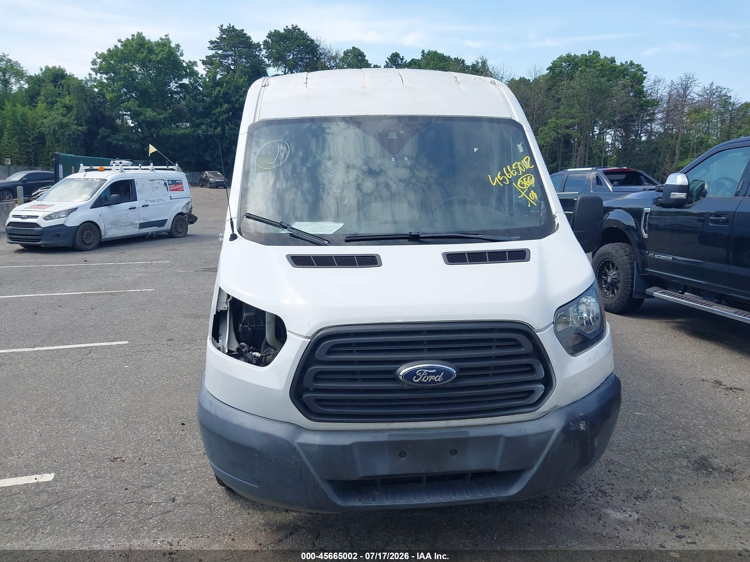 2015 Ford Transit-350   White vin: 1FTSW2CM7FKA10197