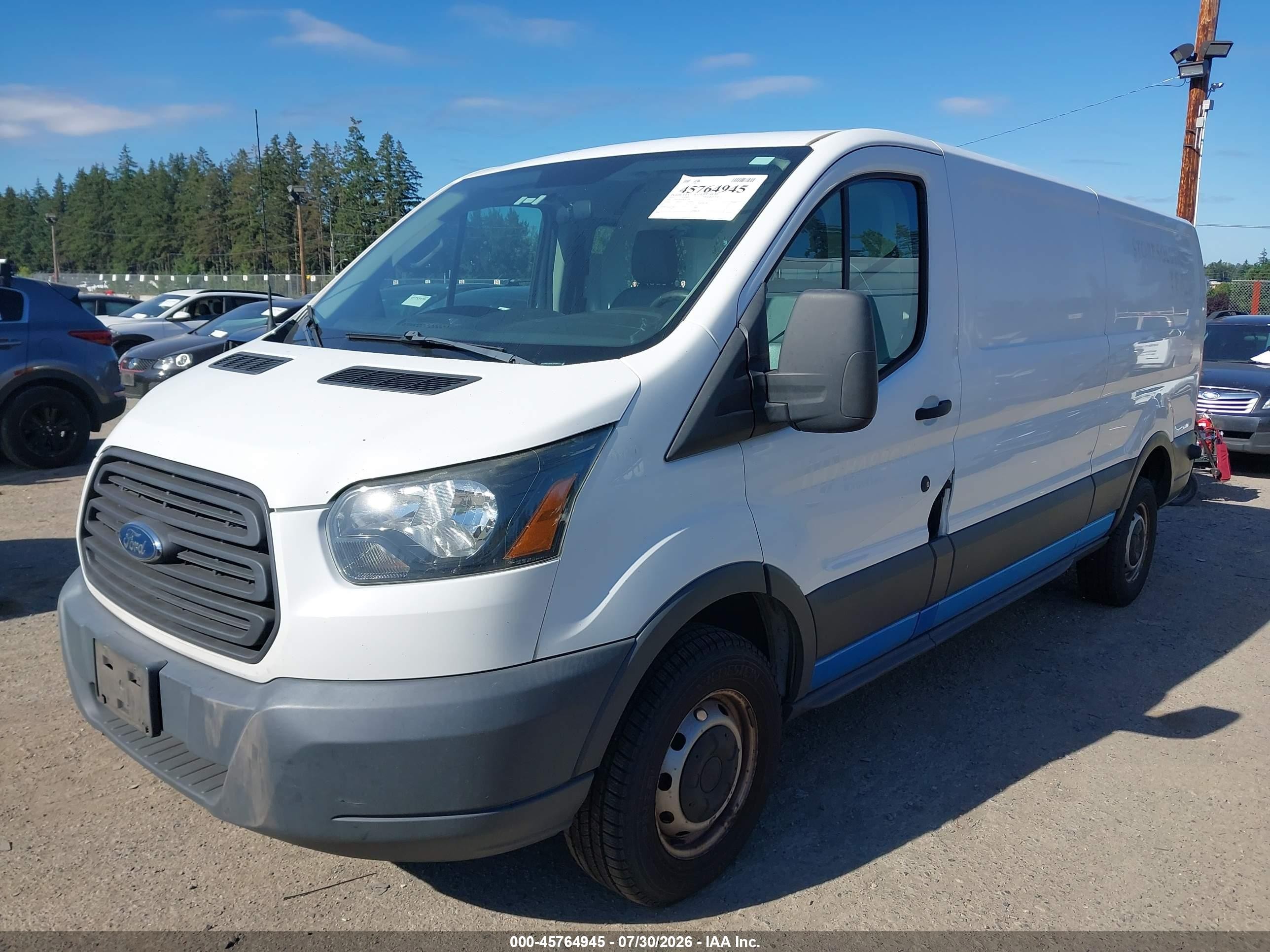 2015 Ford Transit-350   White vin: 1FTSW2YG4FKA53379