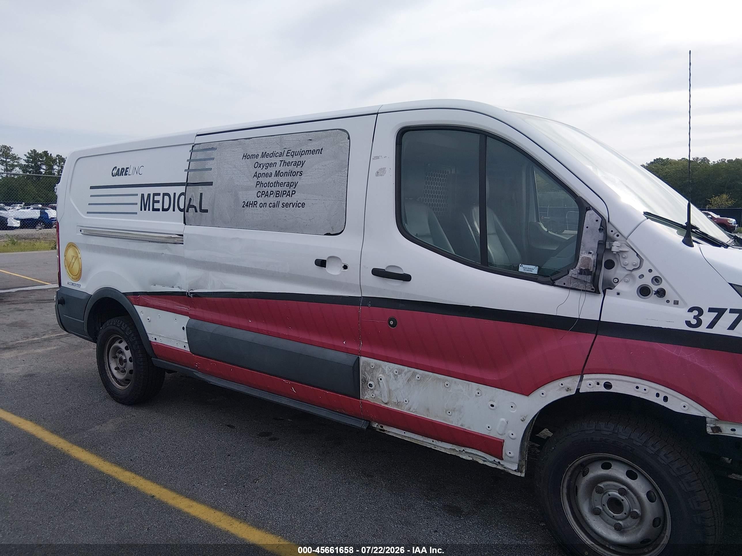 2015 Ford Transit-350   White vin: 1FTSW2YM0FKA51859
