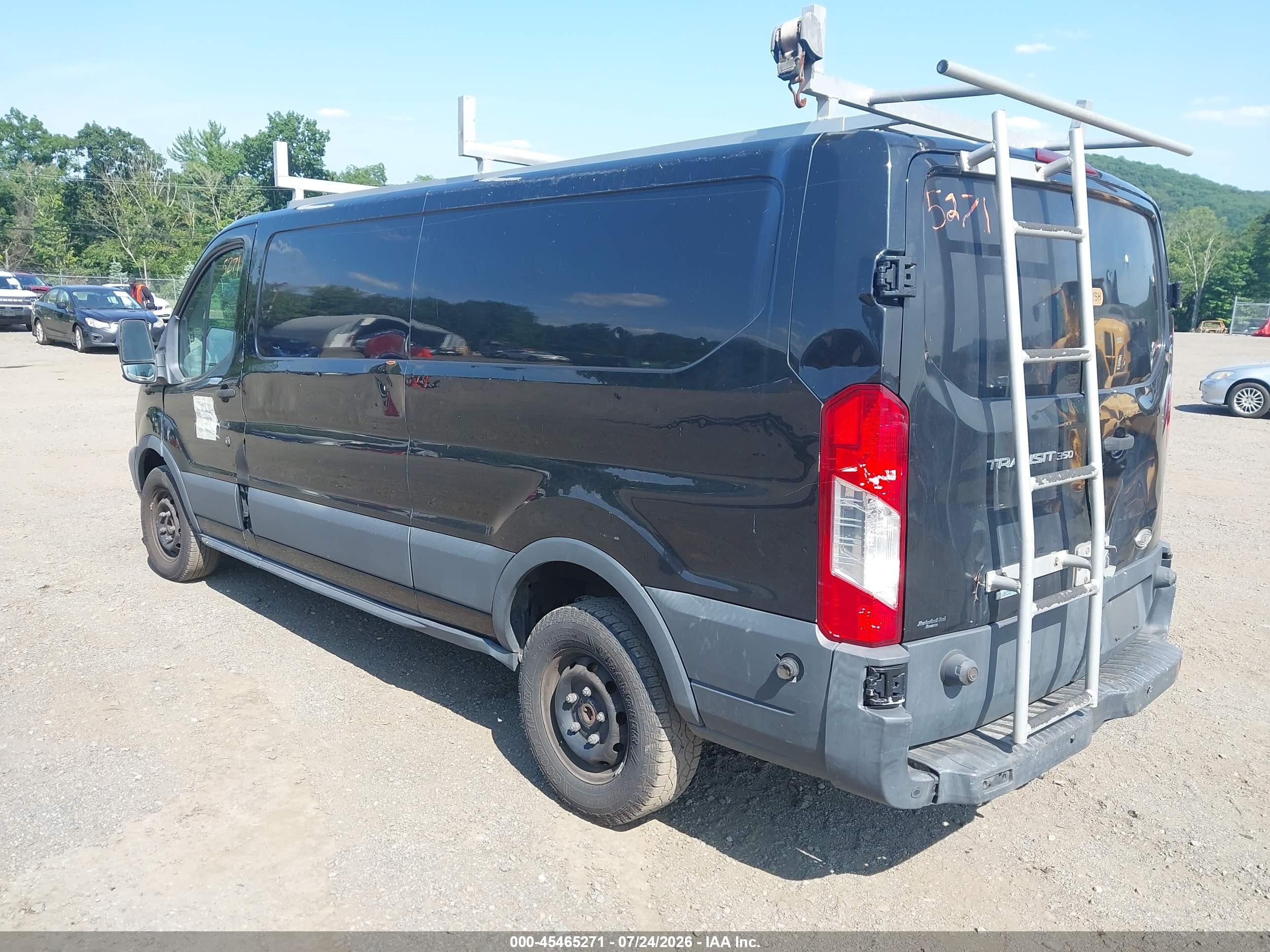 2015 Ford Transit-350   Черный vin: 1FTSW2ZG6FKA24058