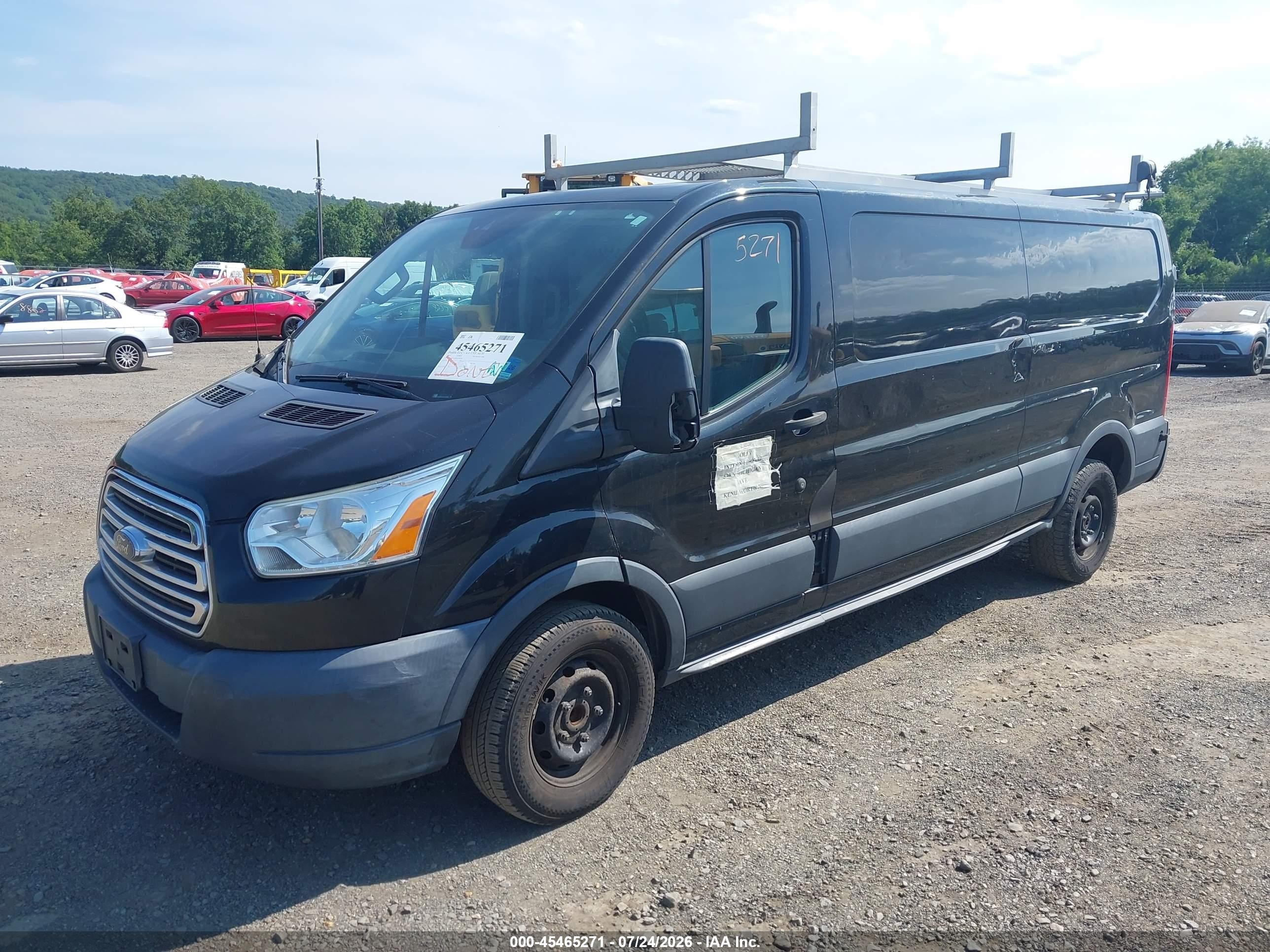 2015 Ford Transit-350   Черный vin: 1FTSW2ZG6FKA24058