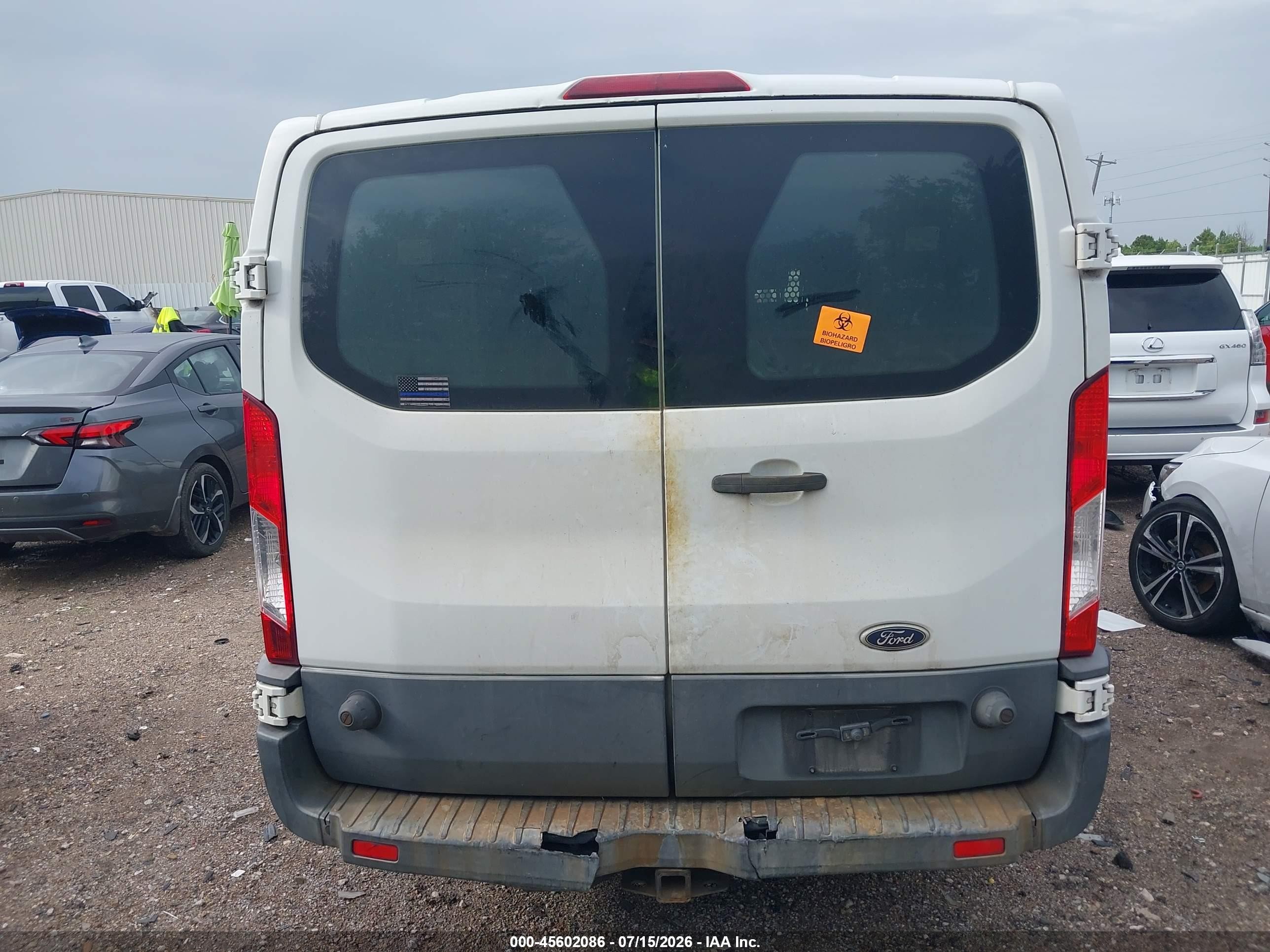 2015 Ford Transit-350   Белый vin: 1FTSW2ZM8FKB28668