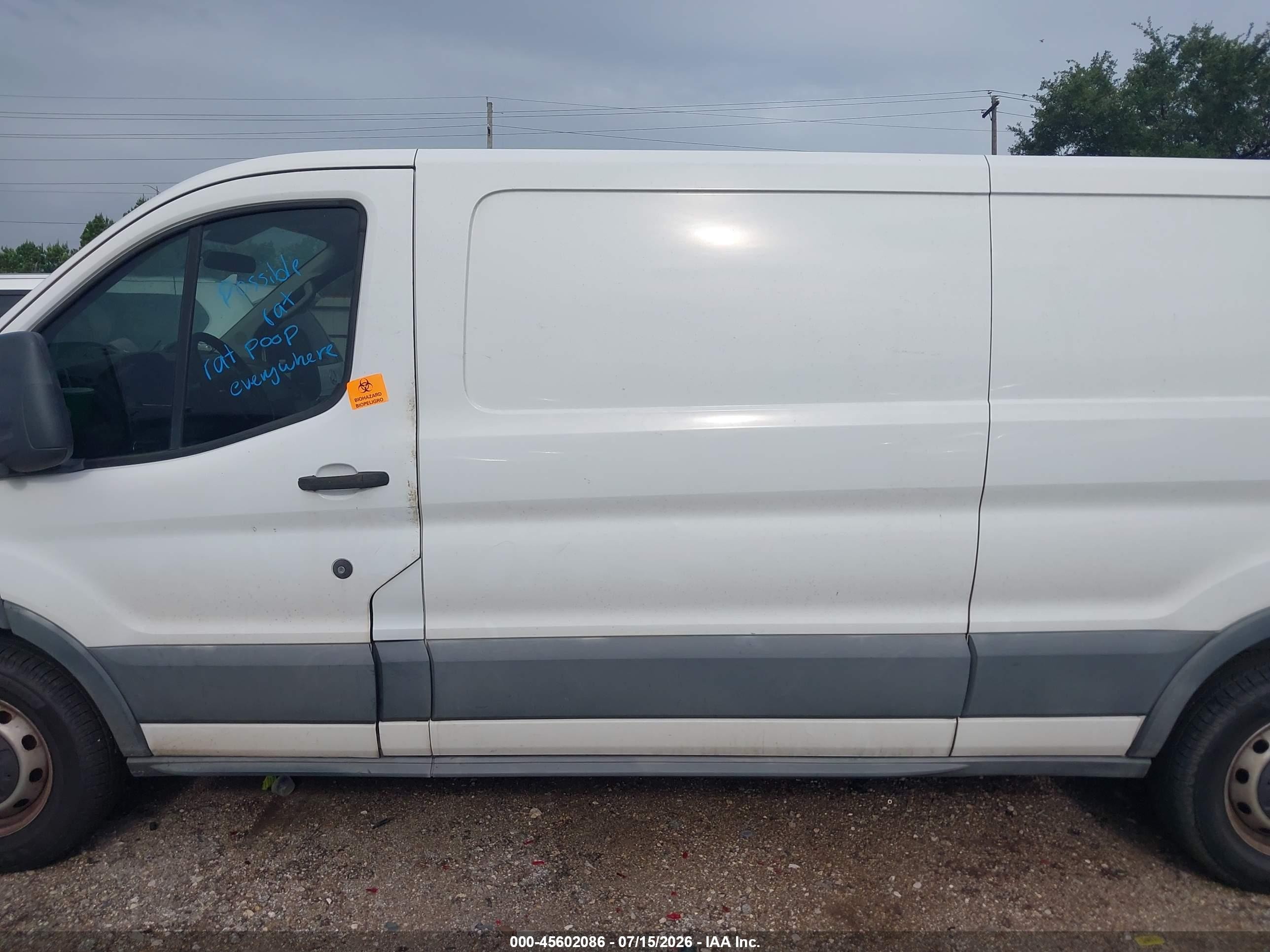 2015 Ford Transit-350   Белый vin: 1FTSW2ZM8FKB28668