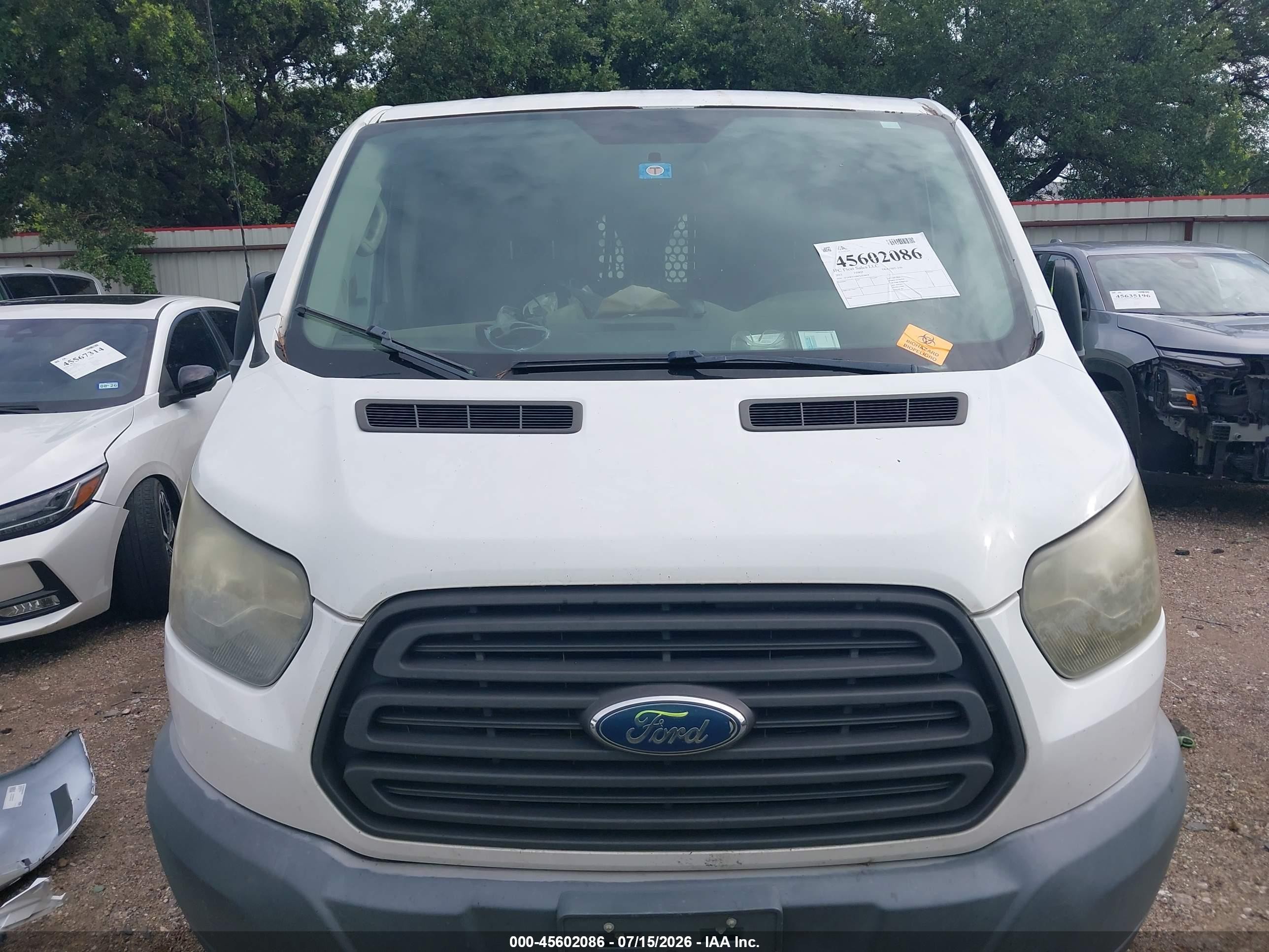 2015 Ford Transit-350   Белый vin: 1FTSW2ZM8FKB28668
