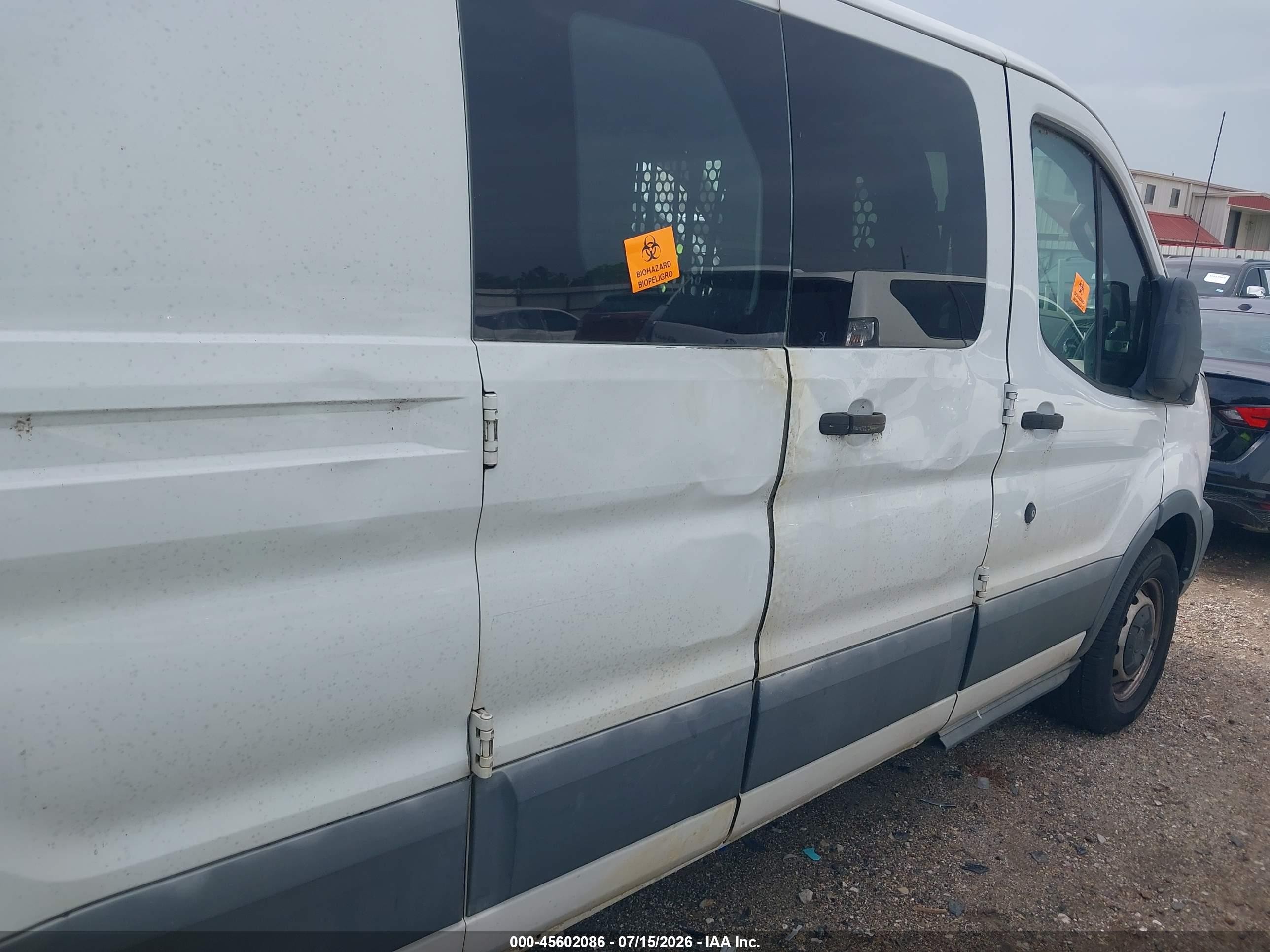 2015 Ford Transit-350   Белый vin: 1FTSW2ZM8FKB28668