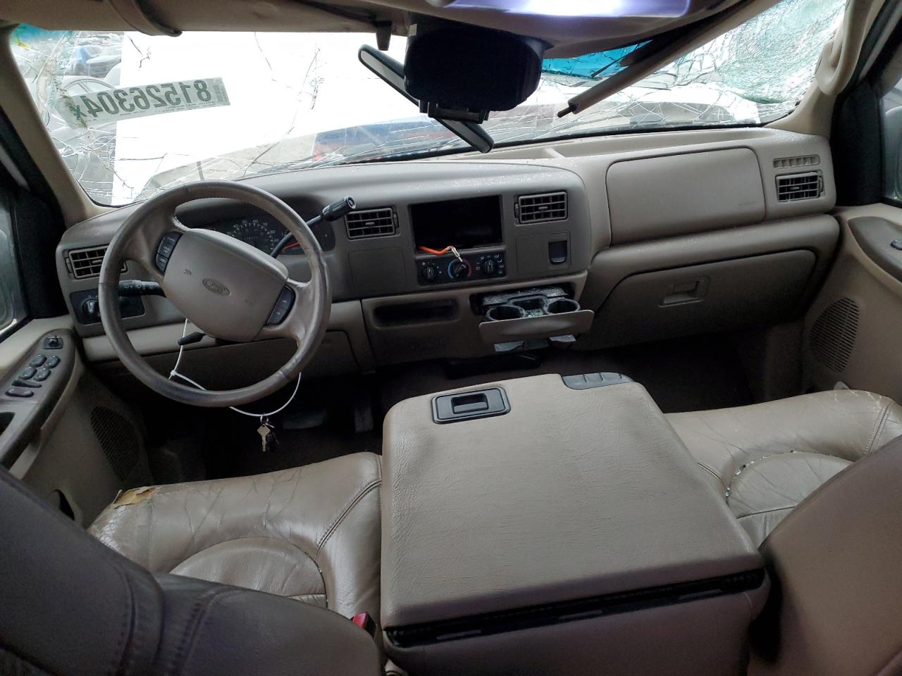 2000 Ford F350 Srw Super Duty White vin: 1FTSW30F0YEA87913