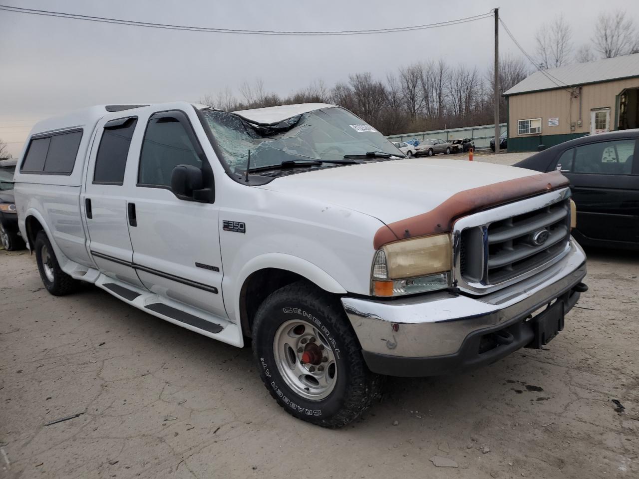 2000 Ford F350 Srw Super Duty White vin: 1FTSW30F0YEA87913
