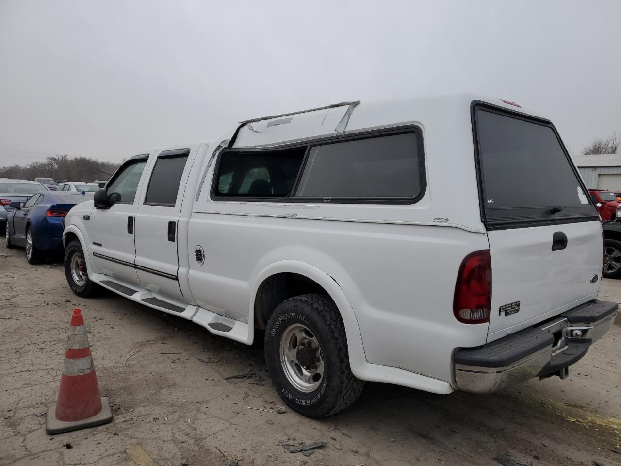 2000 Ford F350 Srw Super Duty White vin: 1FTSW30F0YEA87913