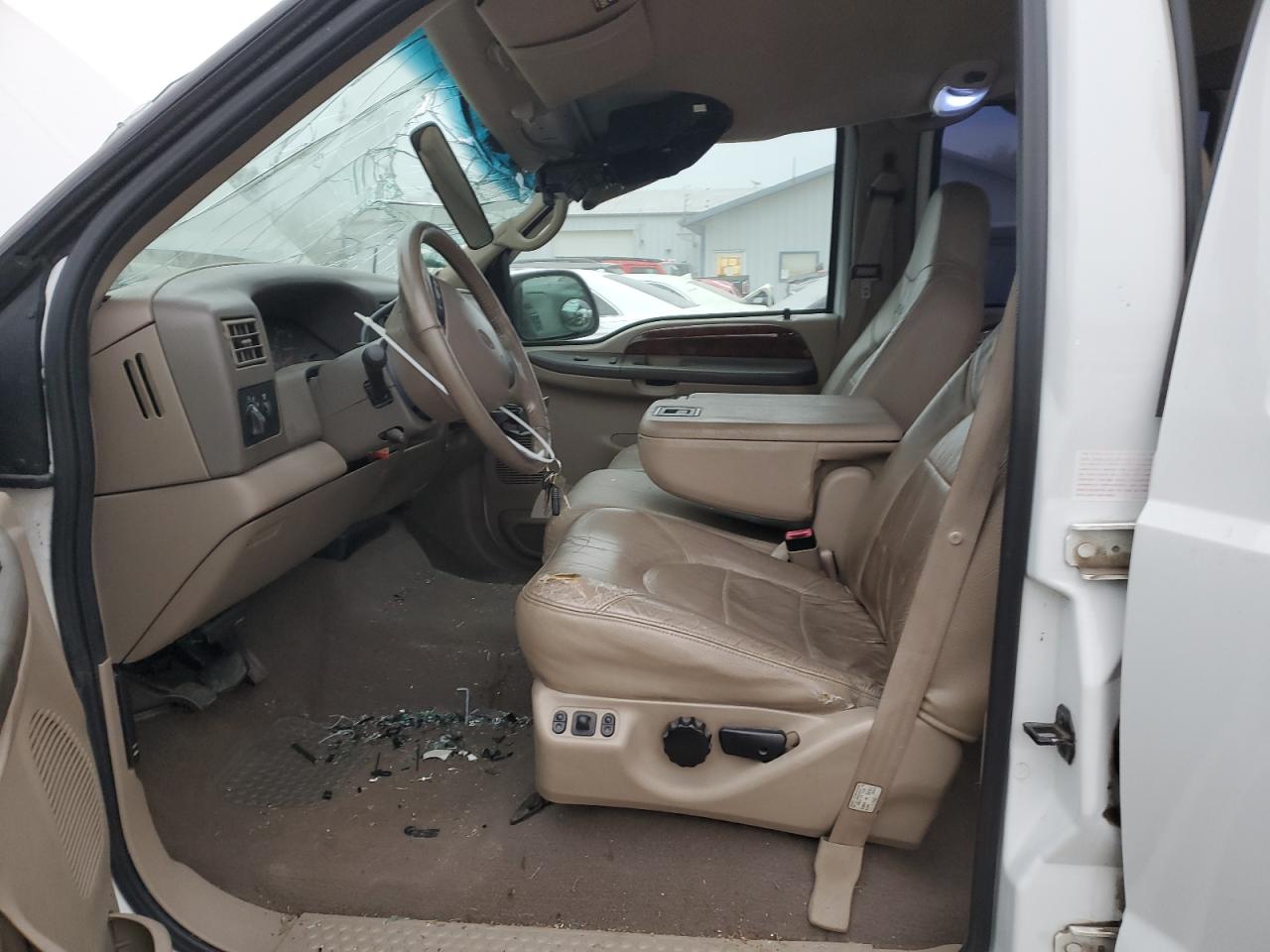 2000 Ford F350 Srw Super Duty White vin: 1FTSW30F0YEA87913