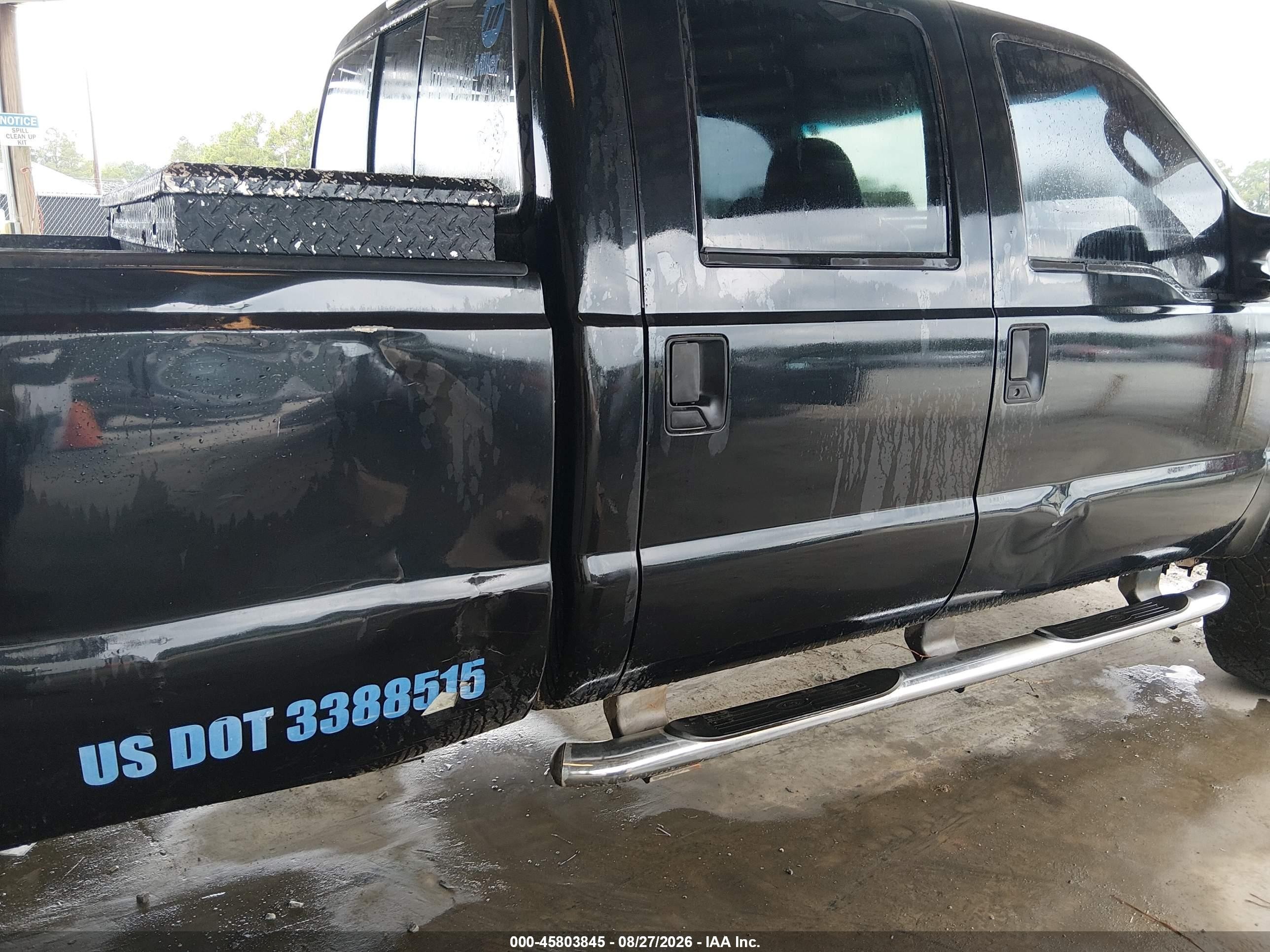 1999 Ford F-350 Lariat/xl/xlt Black vin: 1FTSW30F3XEA84230