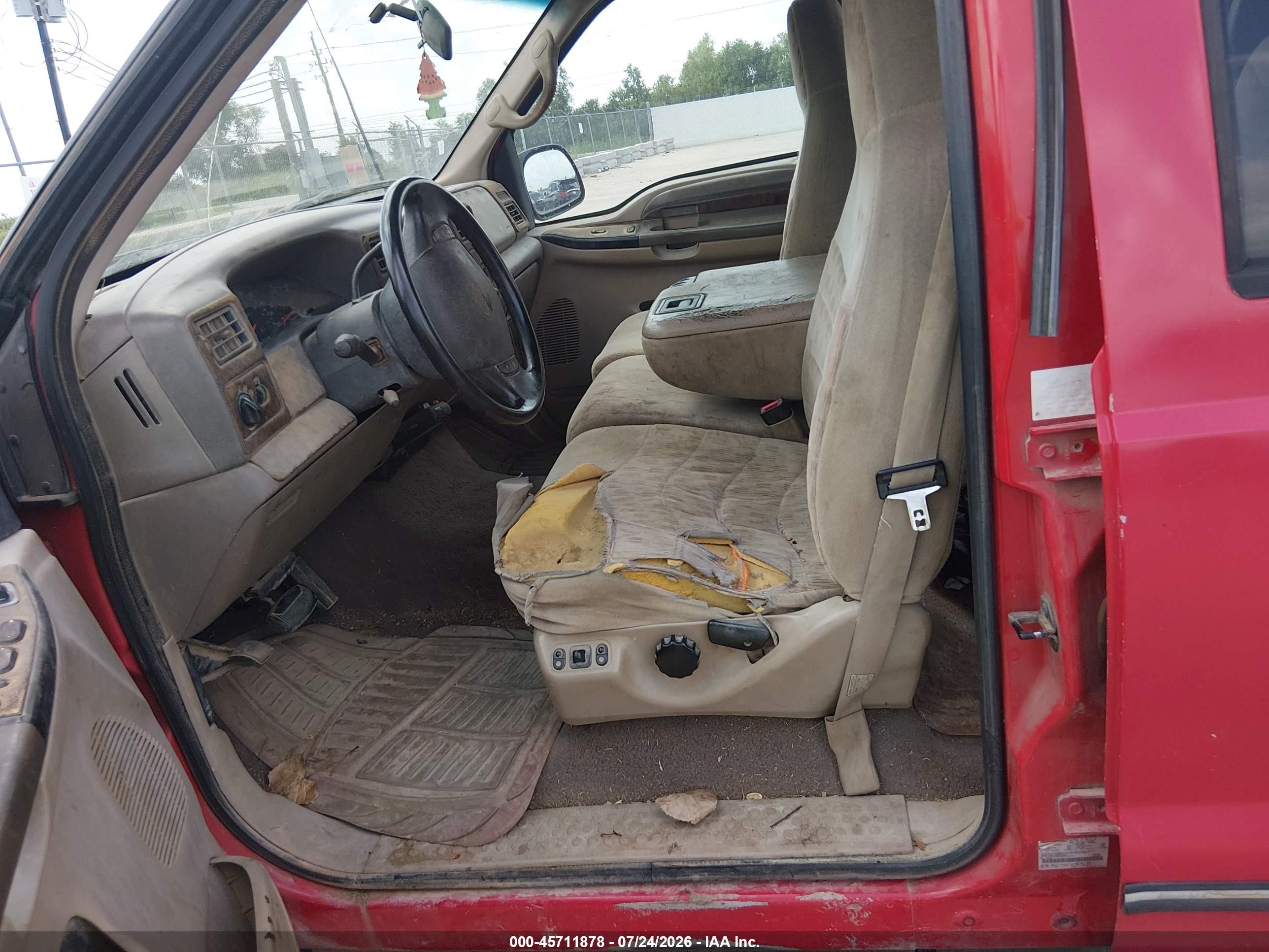 2000 Ford F-350   Red vin: 1FTSW30F3YEB58019