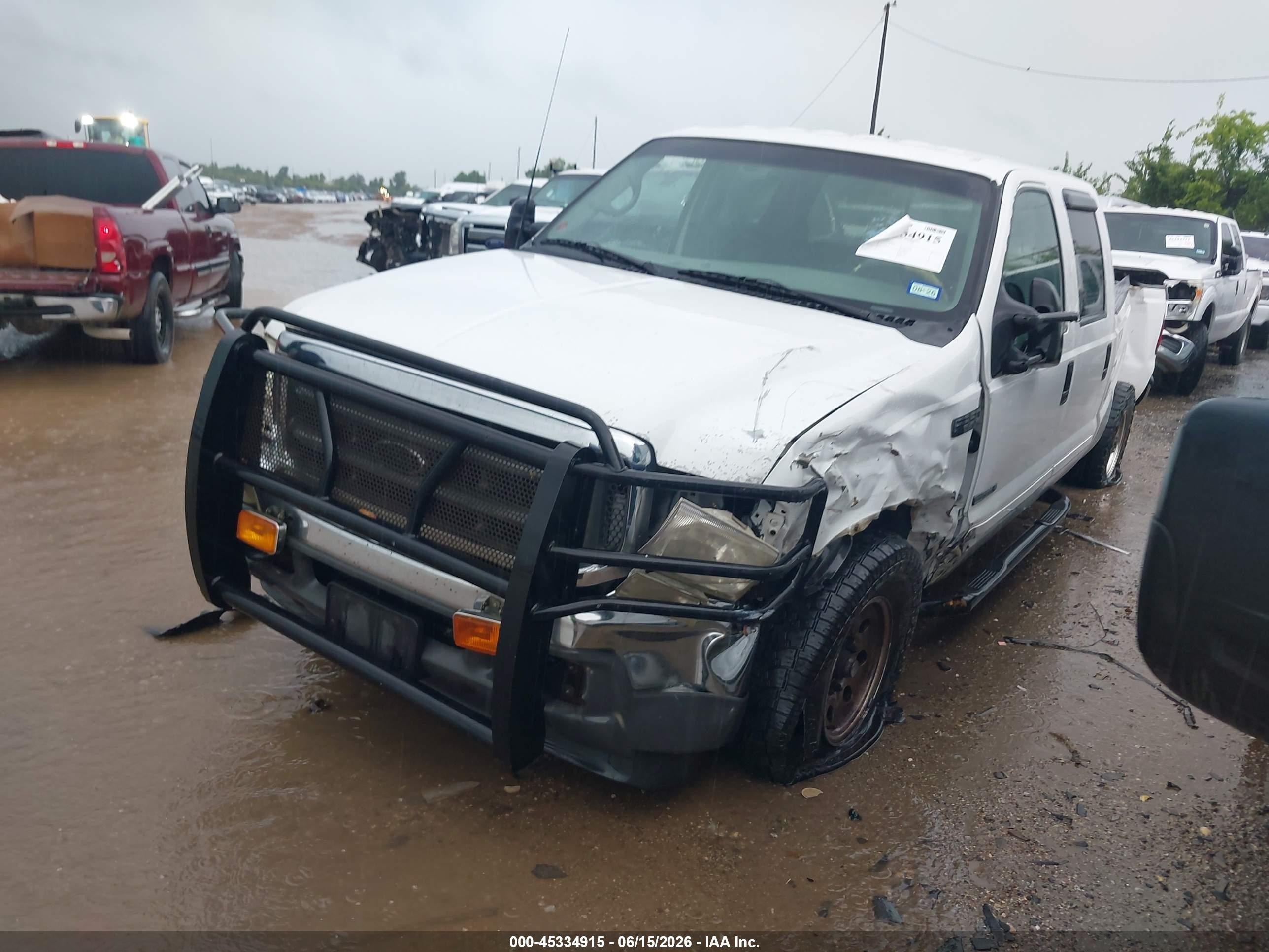 2002 Ford F-350 Lariat/xl/xlt White vin: 1FTSW30F62EA21454