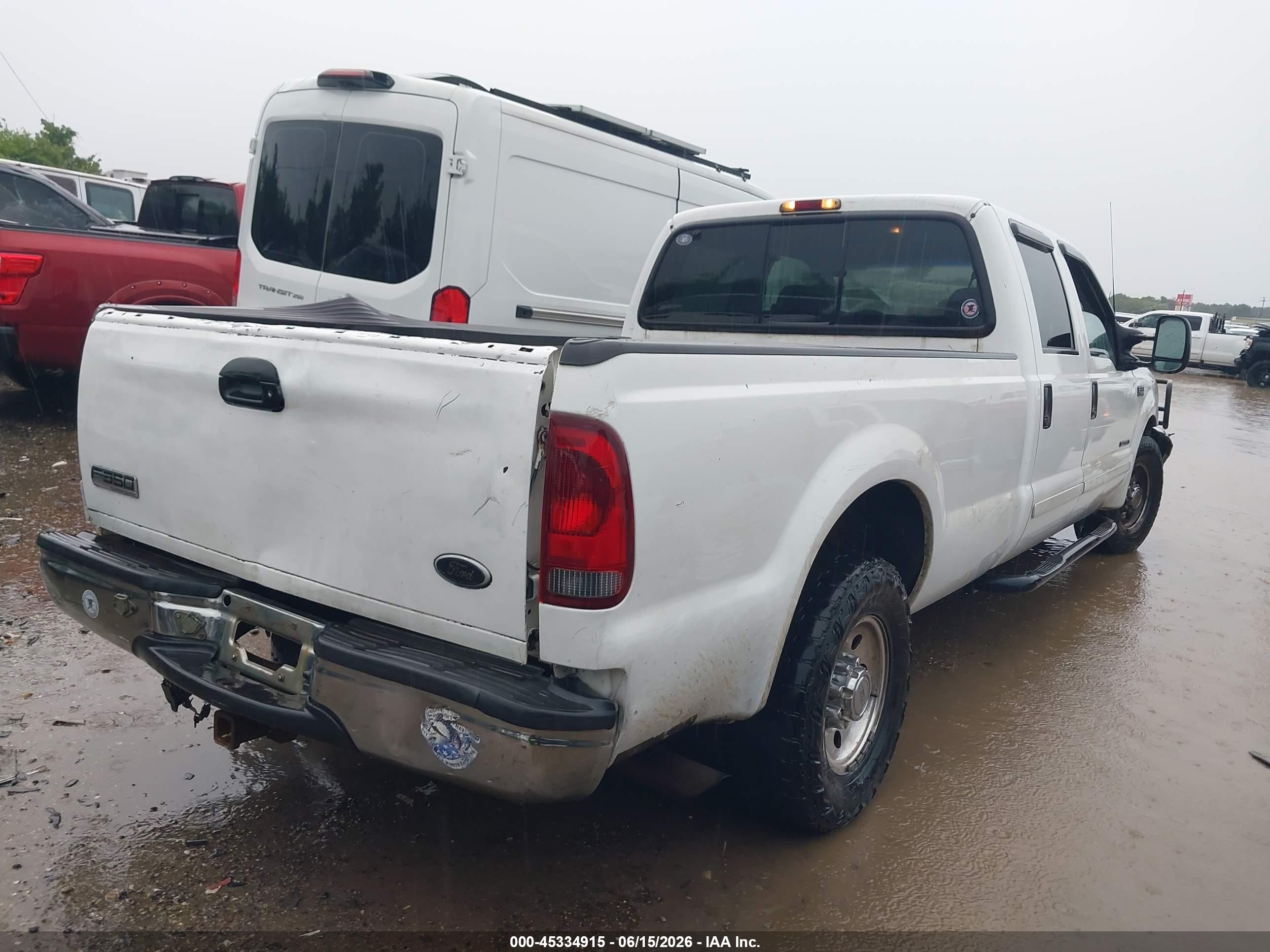 2002 Ford F-350 Lariat/xl/xlt White vin: 1FTSW30F62EA21454
