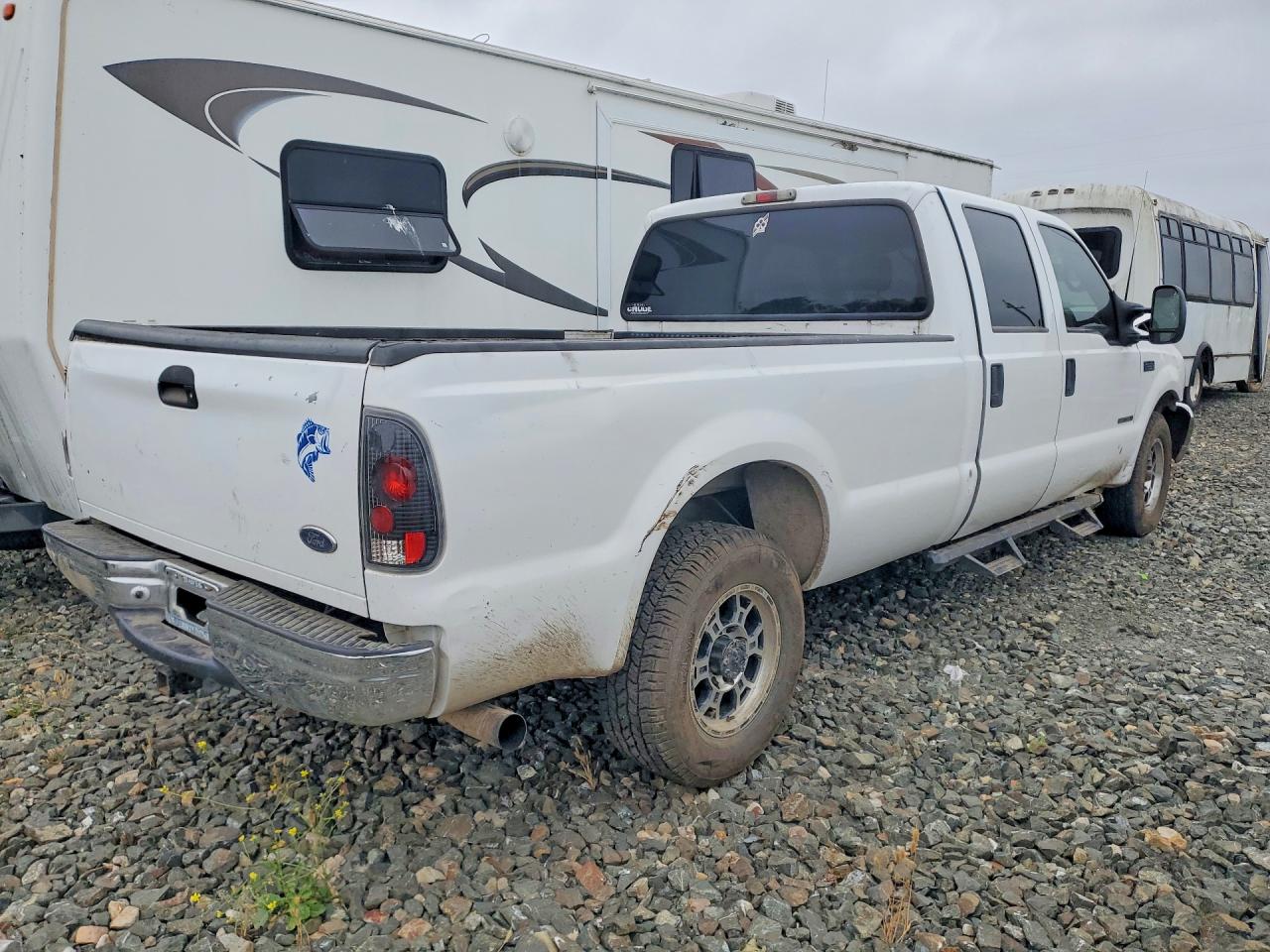 2000 Ford F350 Srw Super Duty White vin: 1FTSW30F7YED31699