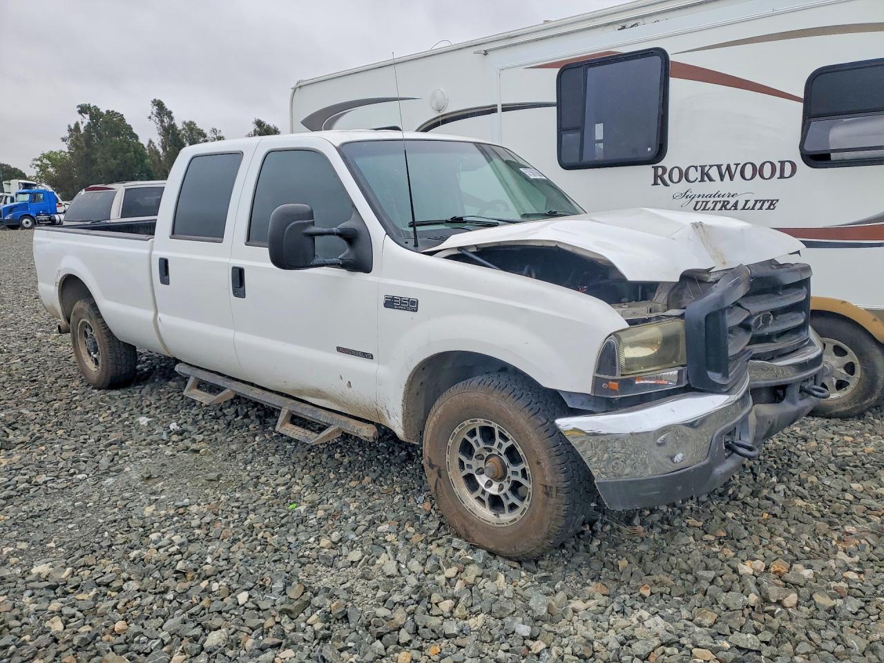 2000 Ford F350 Srw Super Duty White vin: 1FTSW30F7YED31699