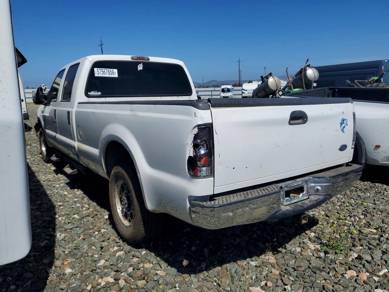 2000 Ford F350 Srw Super Duty White vin: 1FTSW30F7YED31699