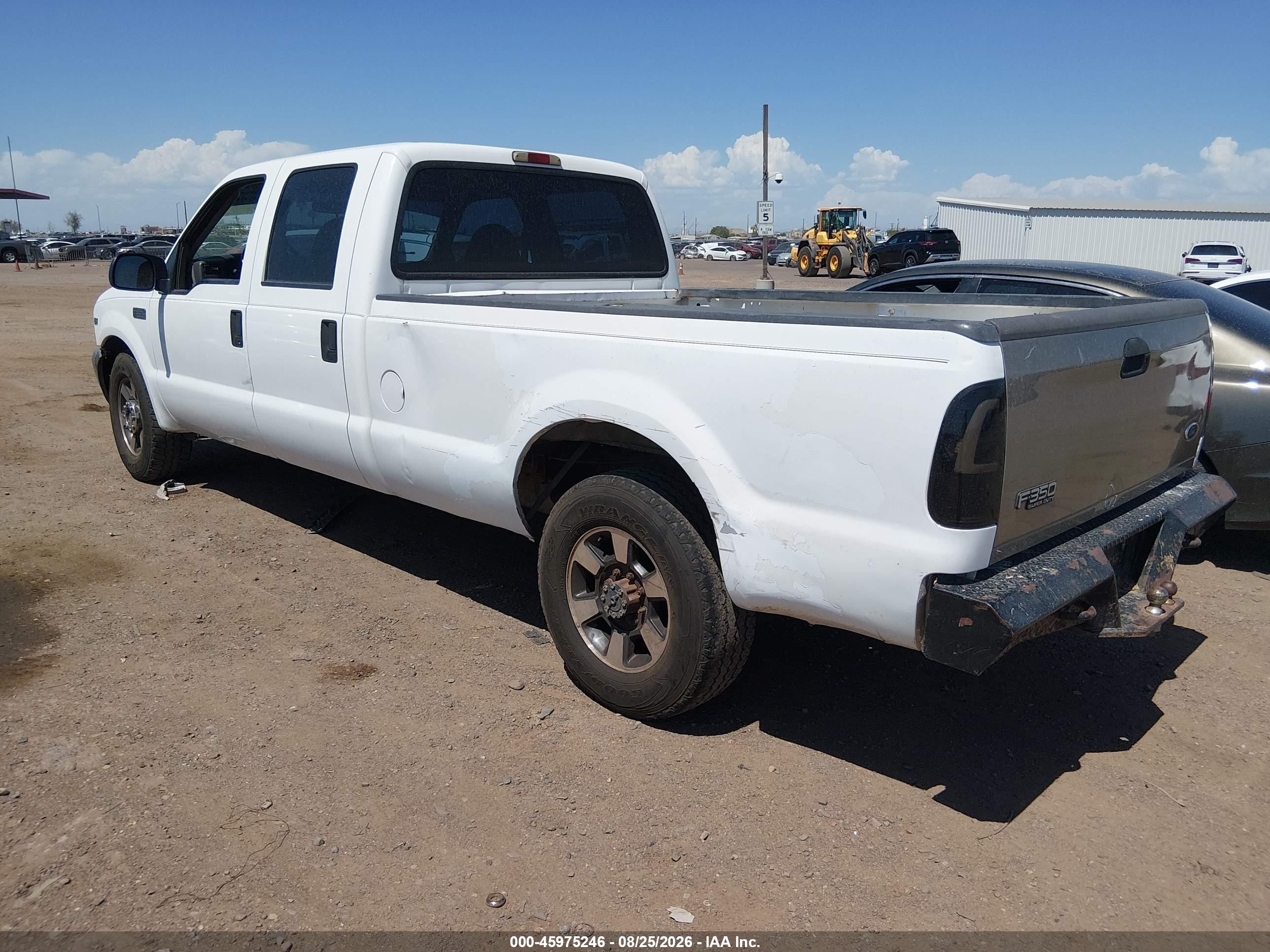 2000 Ford F-350 Lariat/xl/xlt White vin: 1FTSW30L5YEA02649