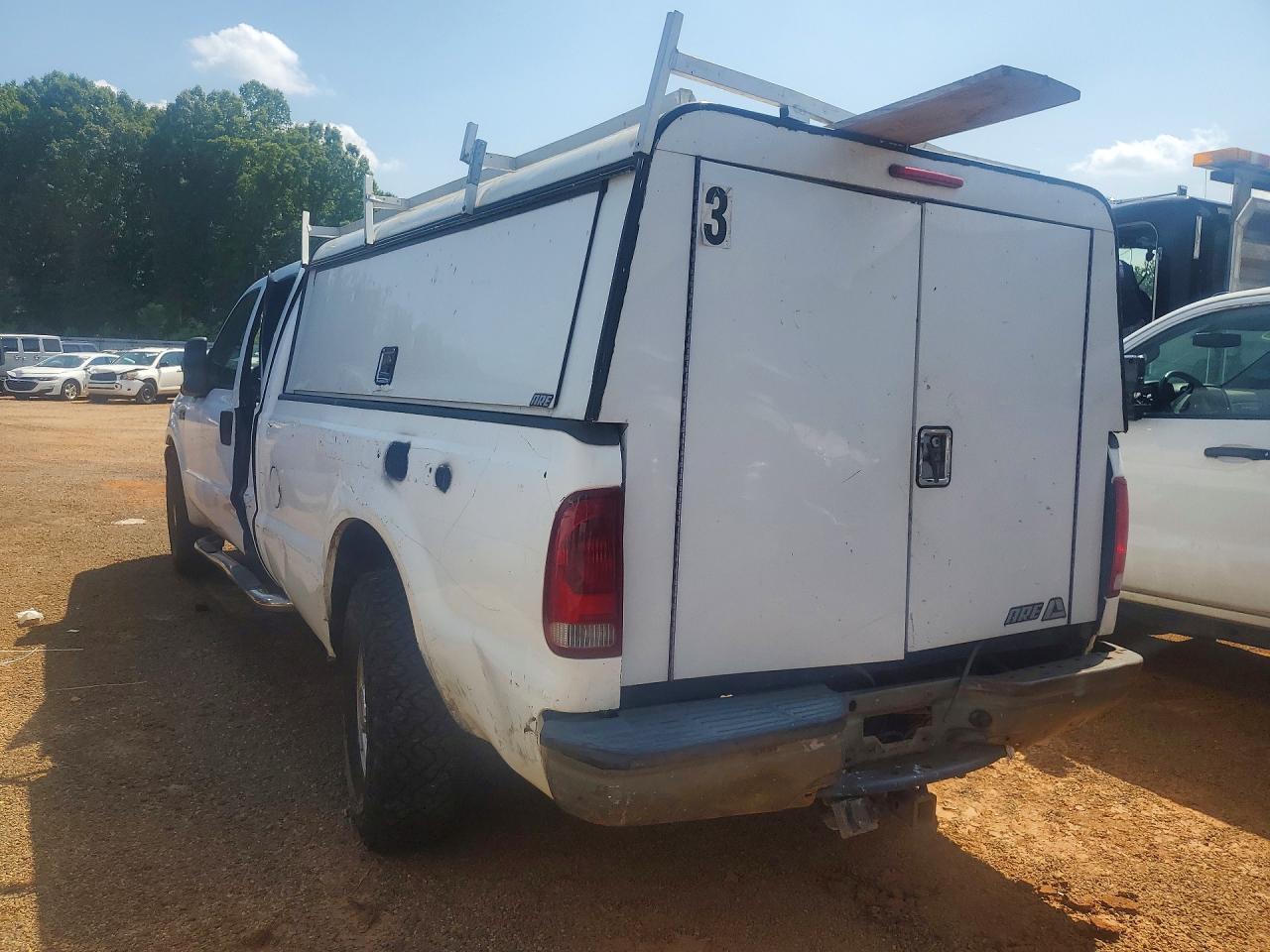 2004 Ford F350 Srw Super Duty White vin: 1FTSW30L64EC87873