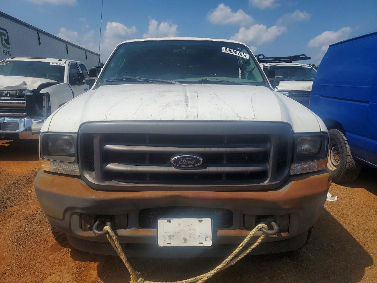 2004 Ford F350 Srw Super Duty White vin: 1FTSW30L64EC87873
