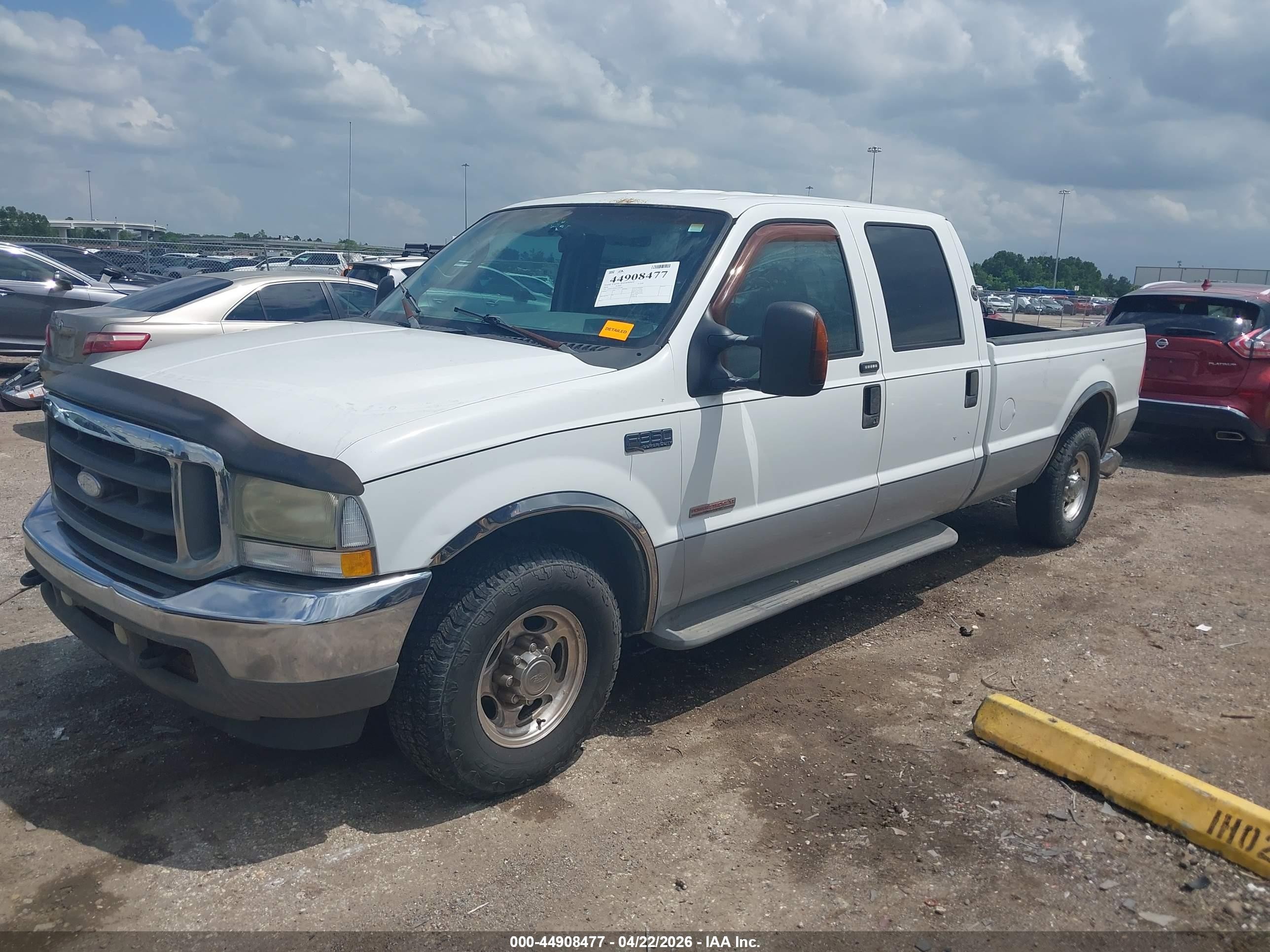 2004 Ford F-350 Lariat/xl/xlt White vin: 1FTSW30P94EA95348