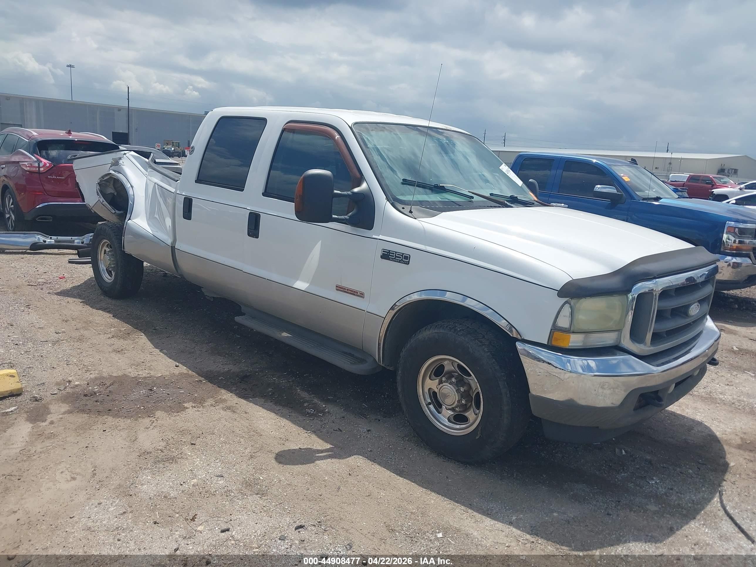 2004 Ford F-350 Lariat/xl/xlt White vin: 1FTSW30P94EA95348