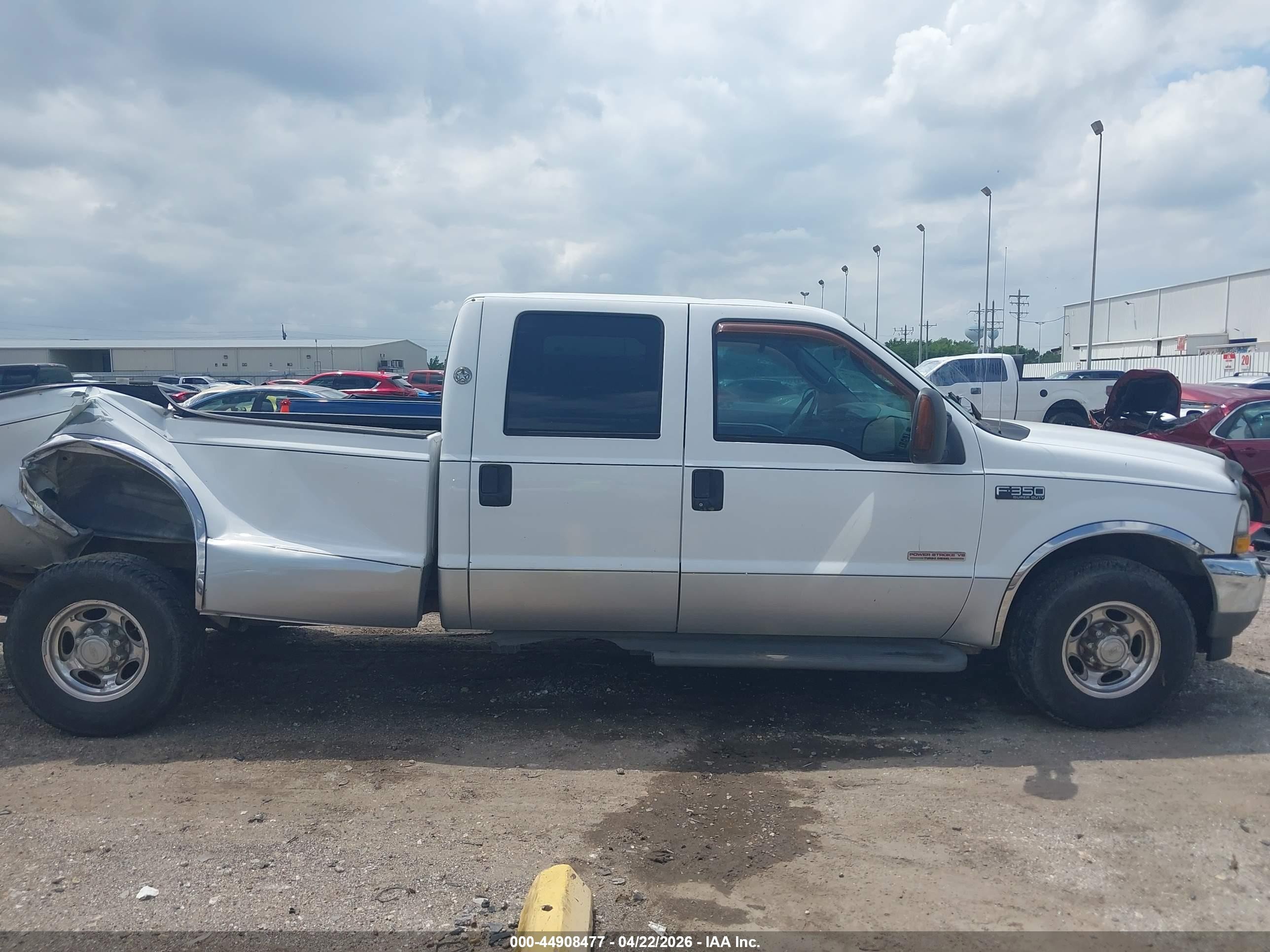 2004 Ford F-350 Lariat/xl/xlt White vin: 1FTSW30P94EA95348