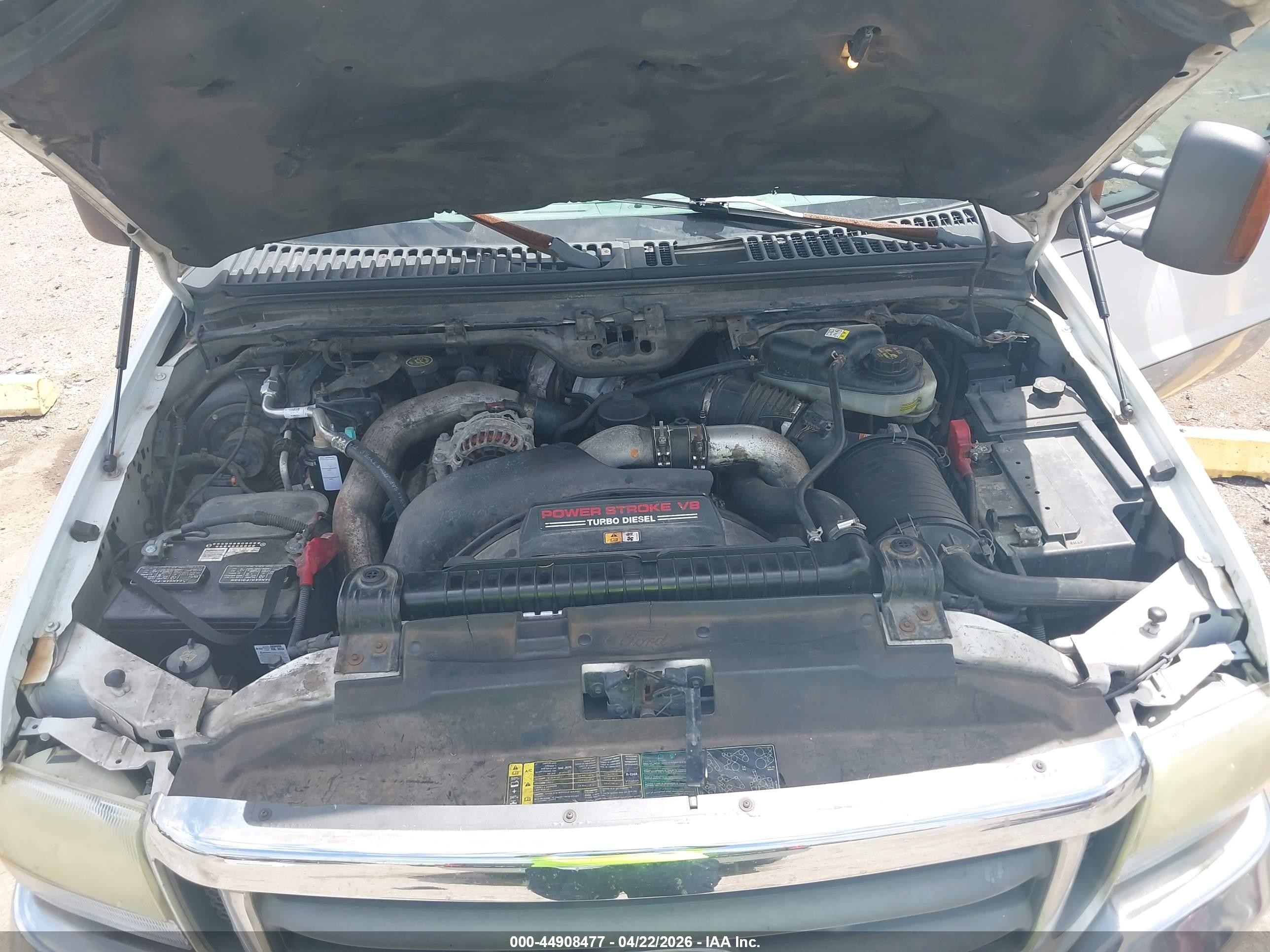 2004 Ford F-350 Lariat/xl/xlt White vin: 1FTSW30P94EA95348