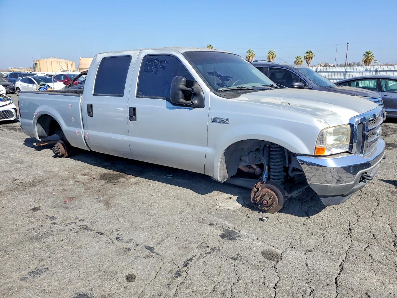 2001 Ford F350 Srw Super Duty Серебряный vin: 1FTSW30S91EB61414