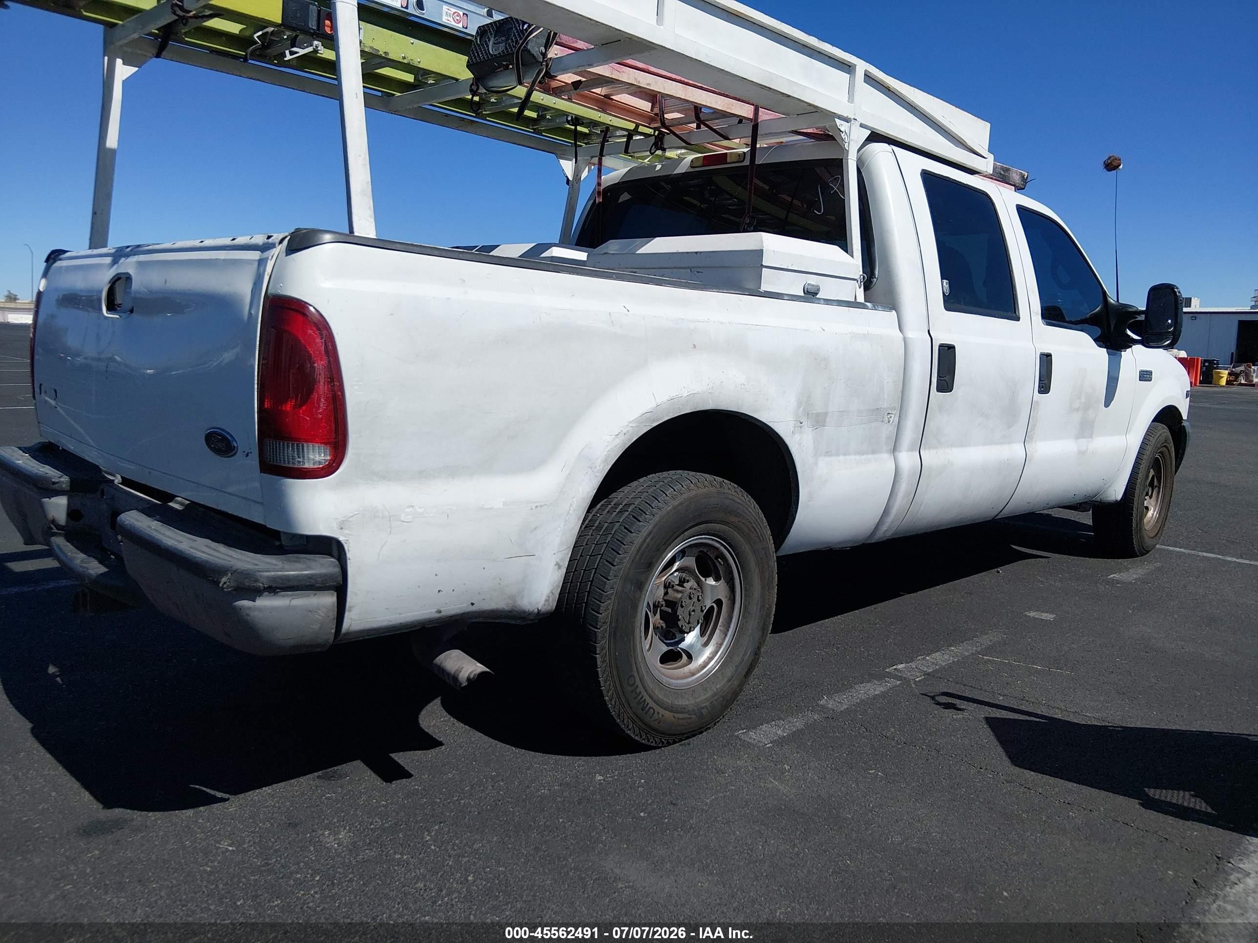 1999 Ford F-350 Lariat/xl/xlt White vin: 1FTSW30SXXEE52562