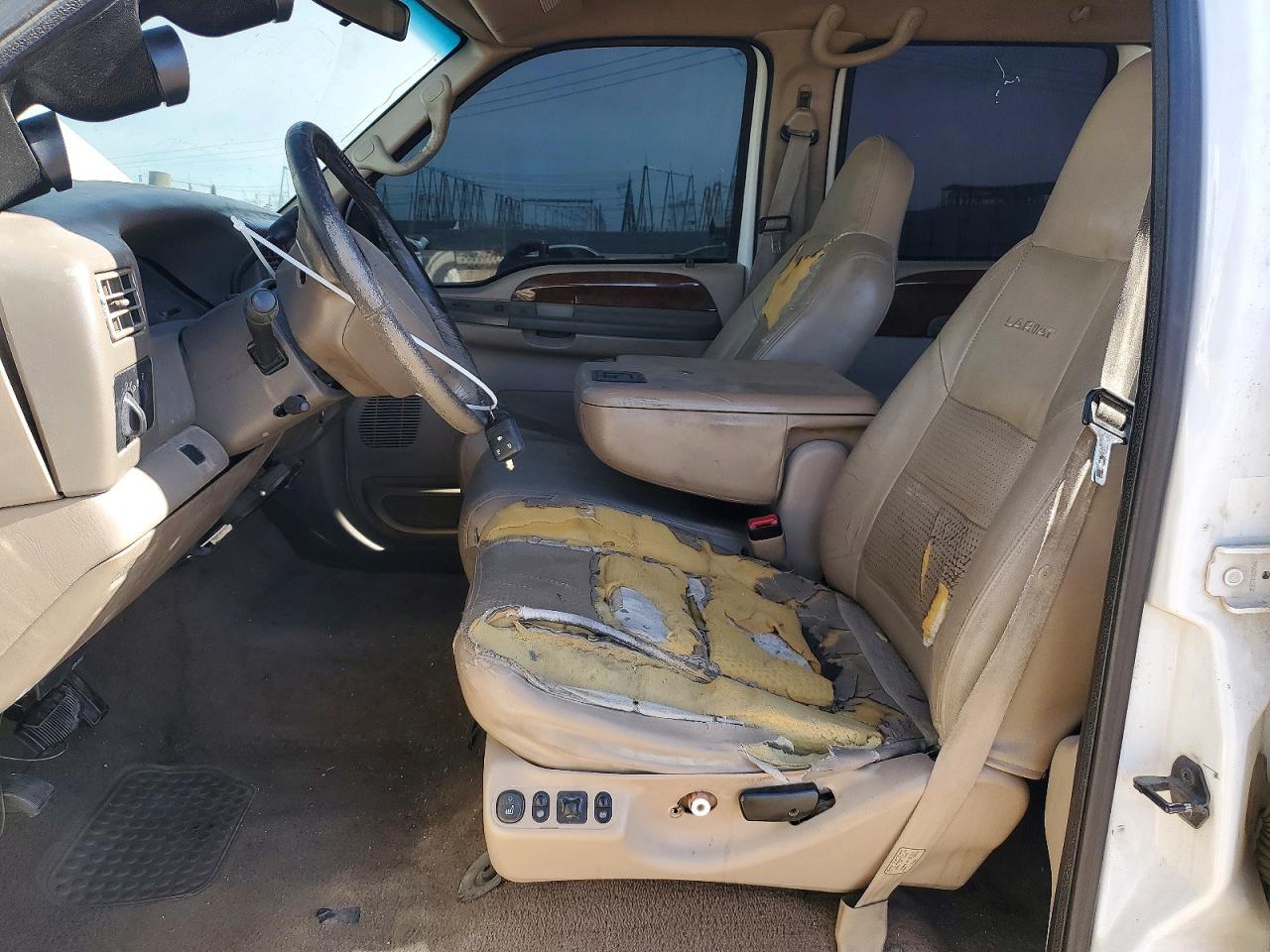 2001 Ford F350 Srw Super Duty White vin: 1FTSW31F01EA42247