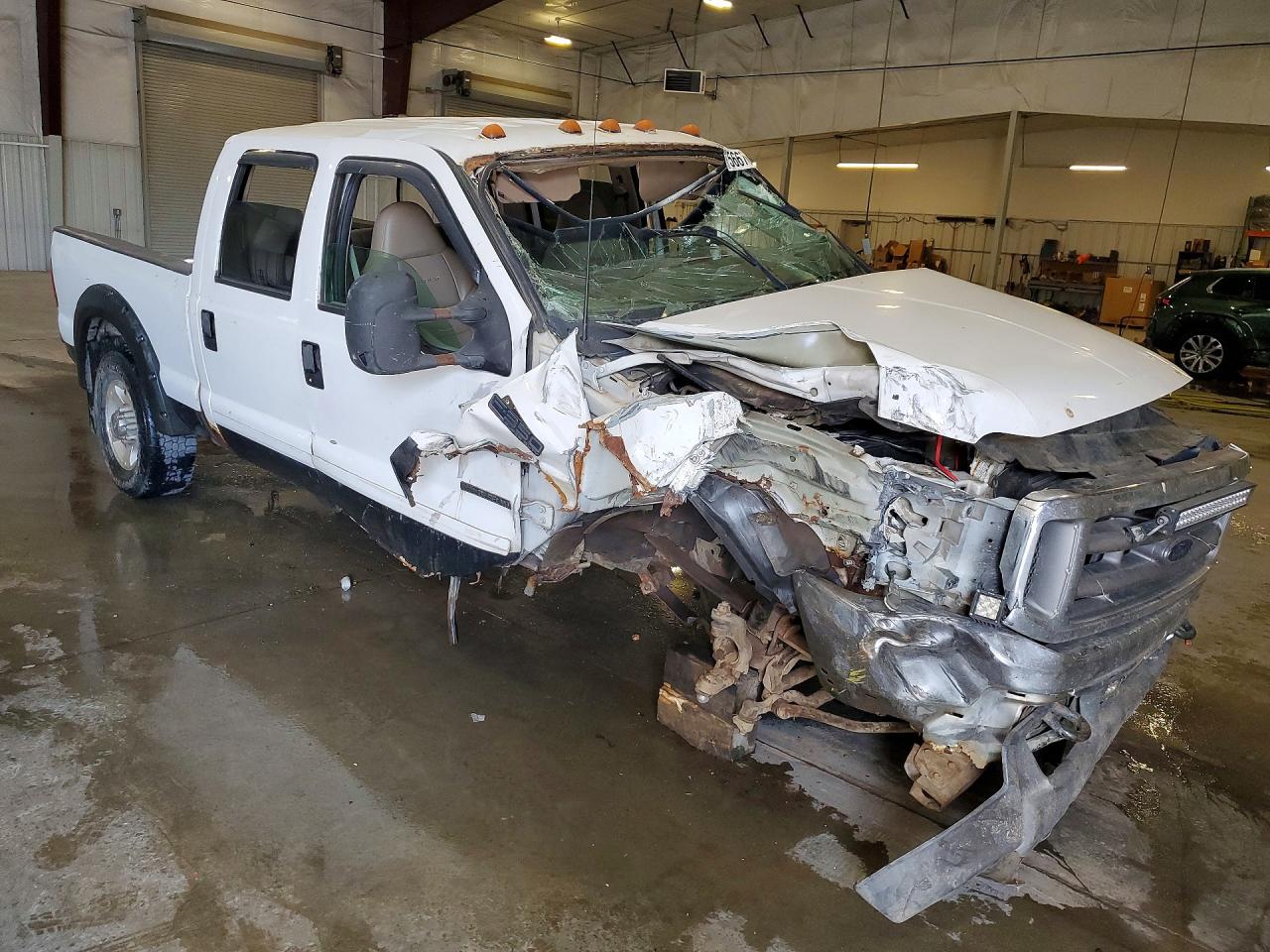 2001 Ford F350 Srw Super Duty White vin: 1FTSW31F01EB98143