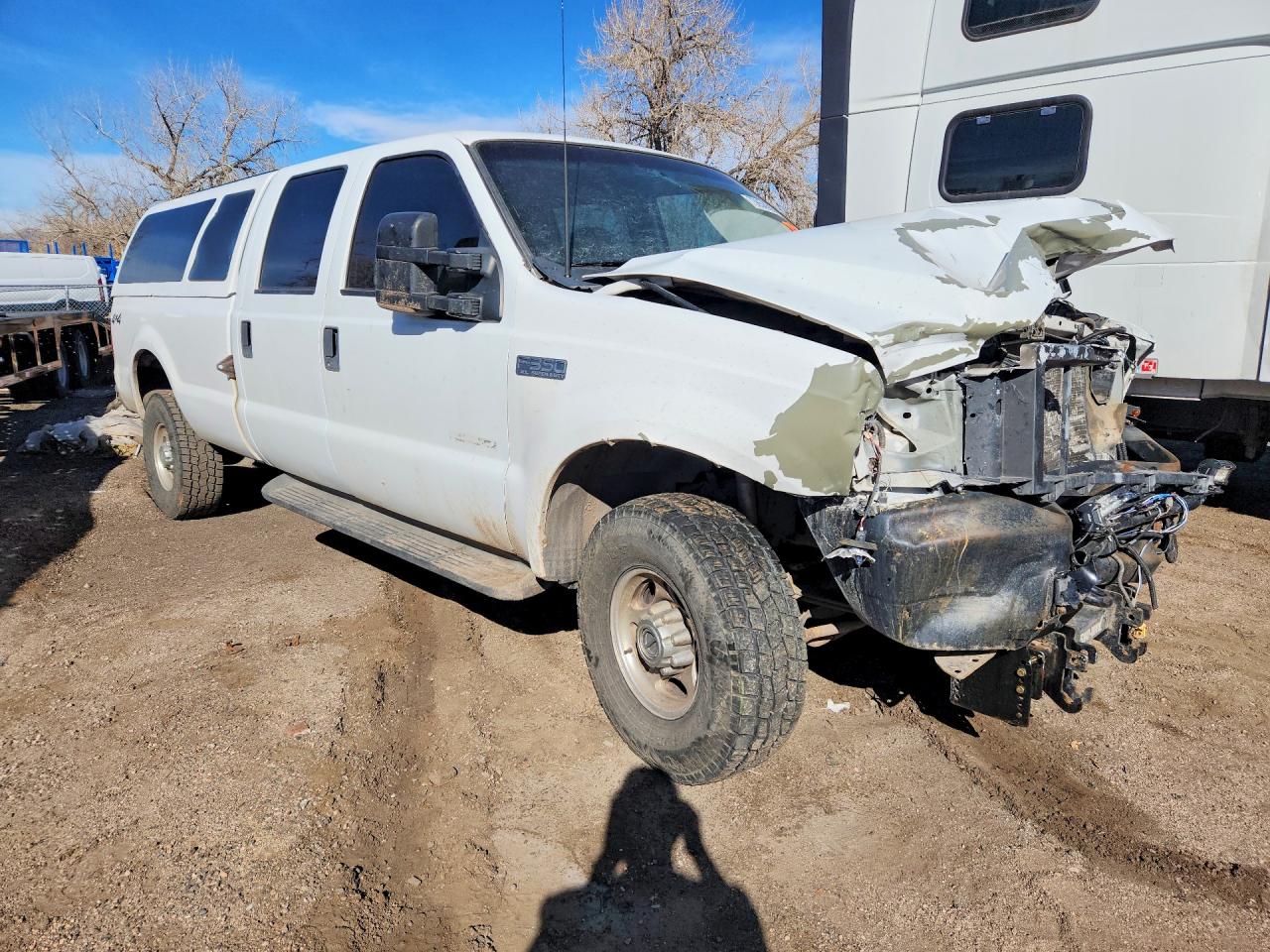 2002 Ford F350 Srw Super Duty Белый vin: 1FTSW31F02EC62411
