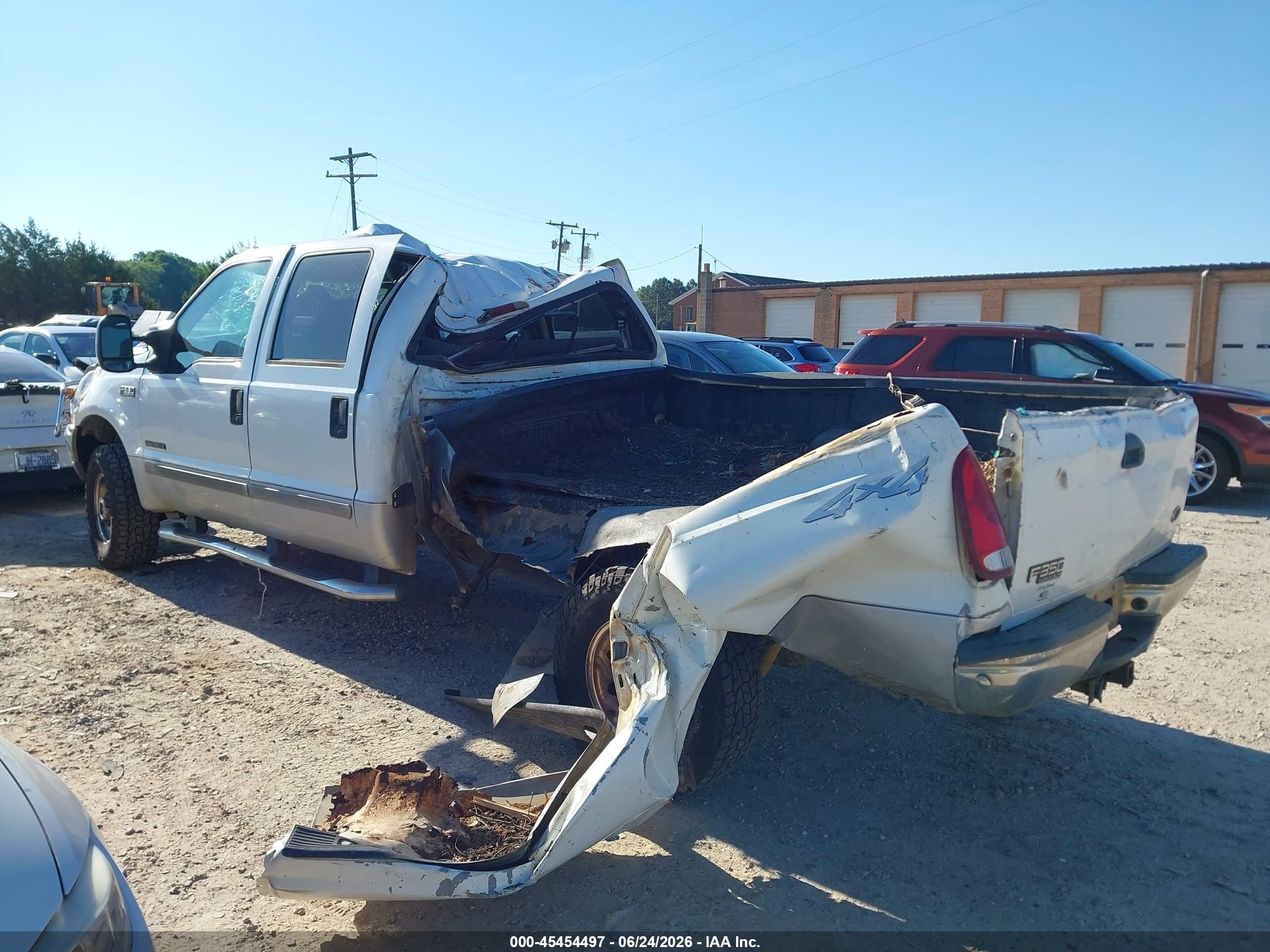 2002 Ford F-350 Lariat/xl/xlt White vin: 1FTSW31F02ED34692