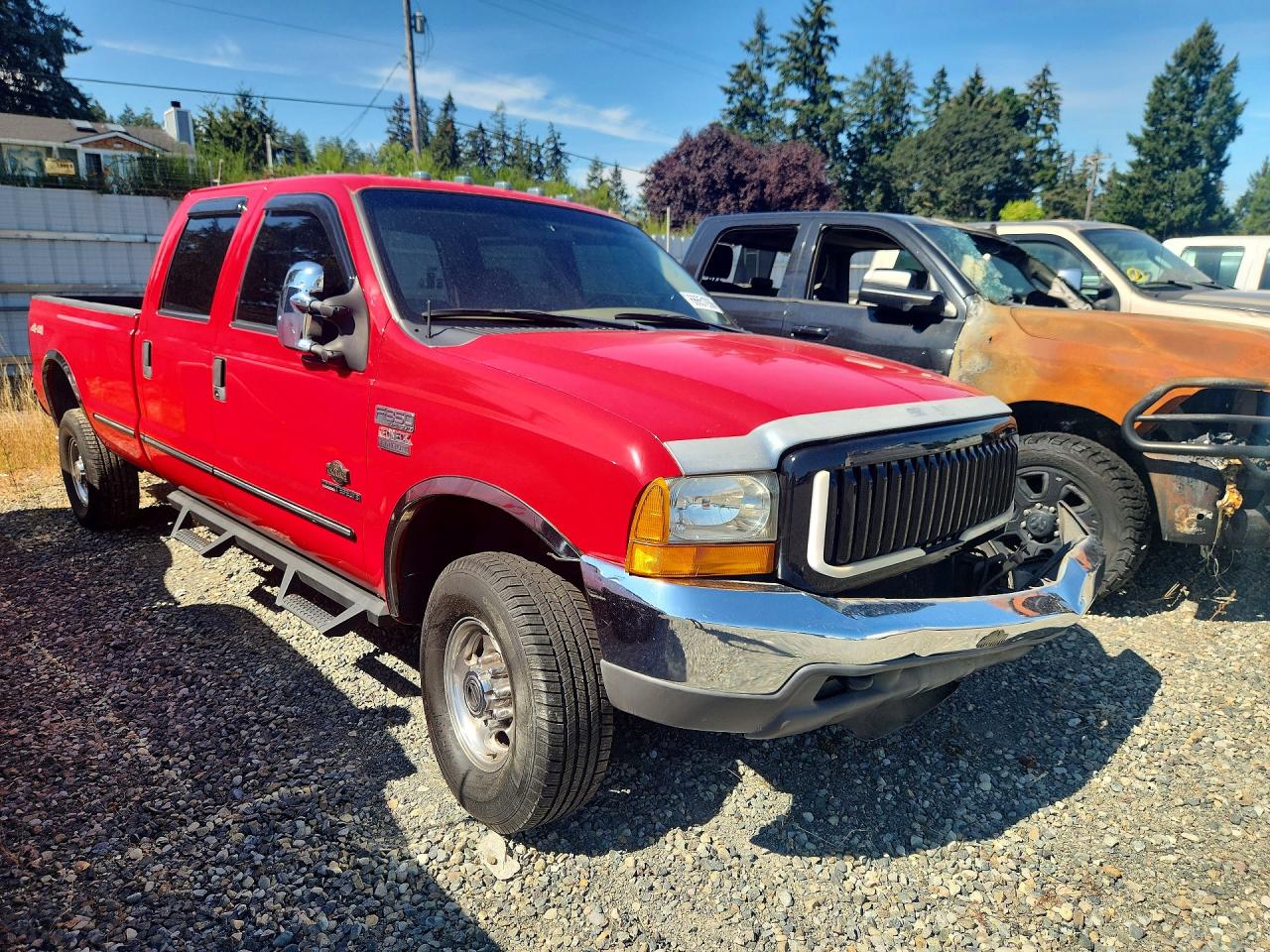 1999 Ford F350 Srw Super Duty Красный vin: 1FTSW31F0XEC79409