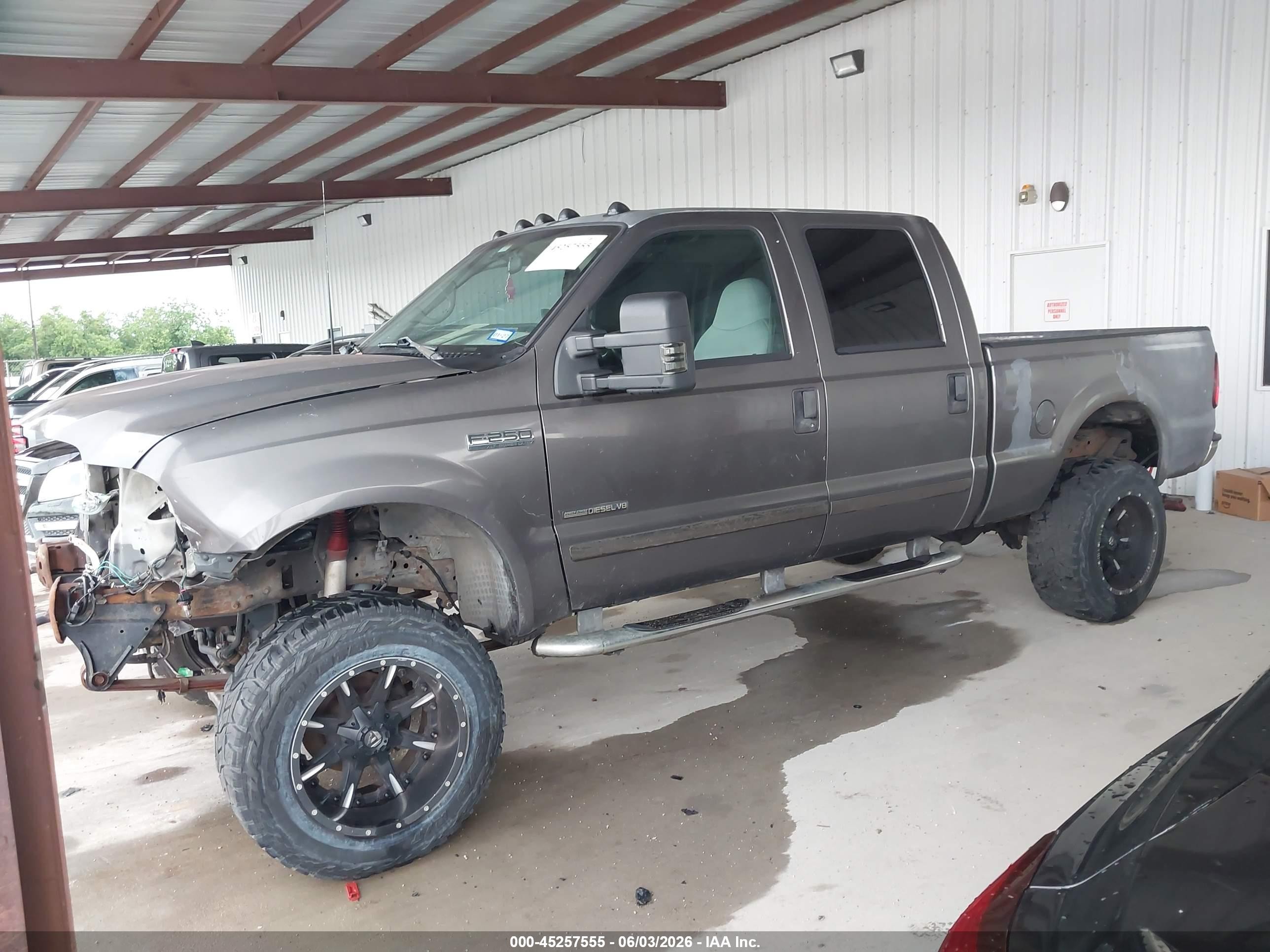 2002 Ford F-350 Lariat/xl/xlt Серый vin: 1FTSW31F12EC95613