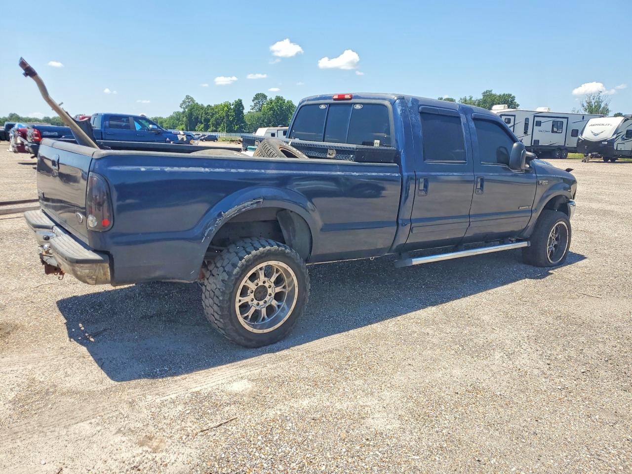 2003 Ford F350 Srw Super Duty Blue vin: 1FTSW31F13EA27548