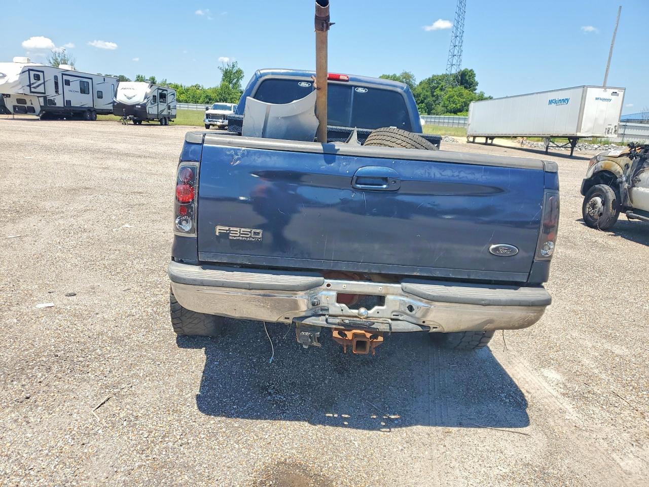 2003 Ford F350 Srw Super Duty Blue vin: 1FTSW31F13EA27548