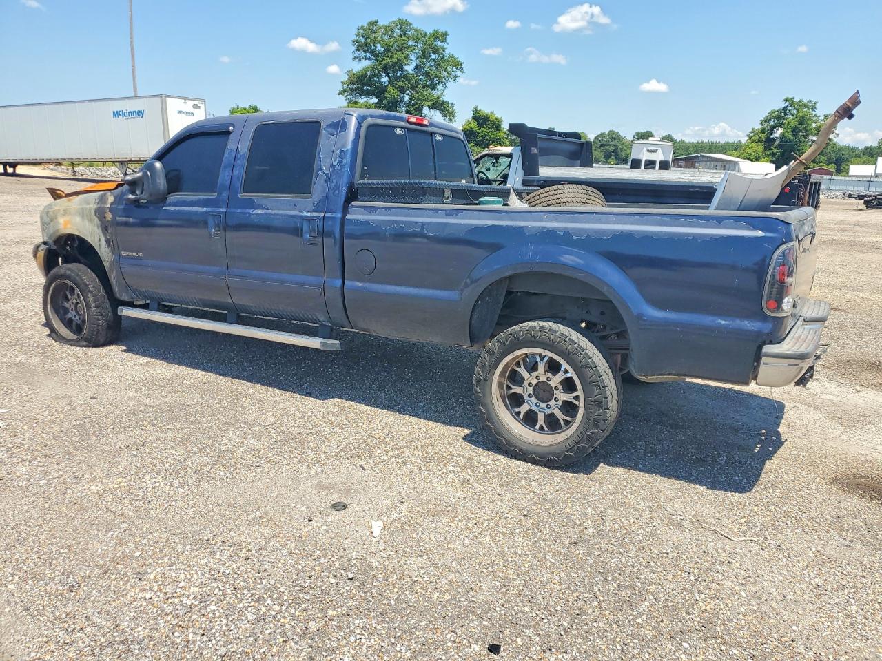 2003 Ford F350 Srw Super Duty Blue vin: 1FTSW31F13EA27548
