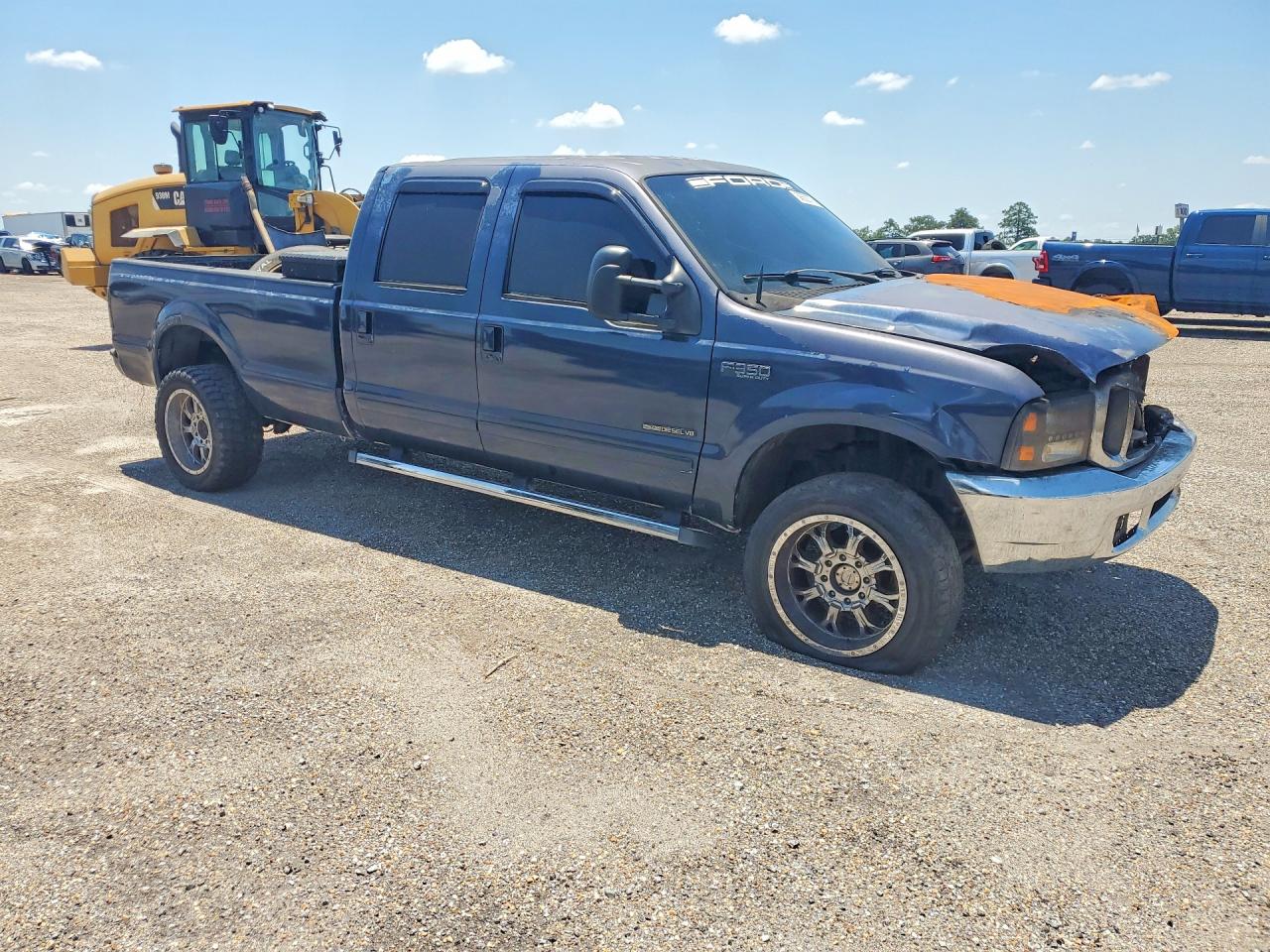 2003 Ford F350 Srw Super Duty Blue vin: 1FTSW31F13EA27548