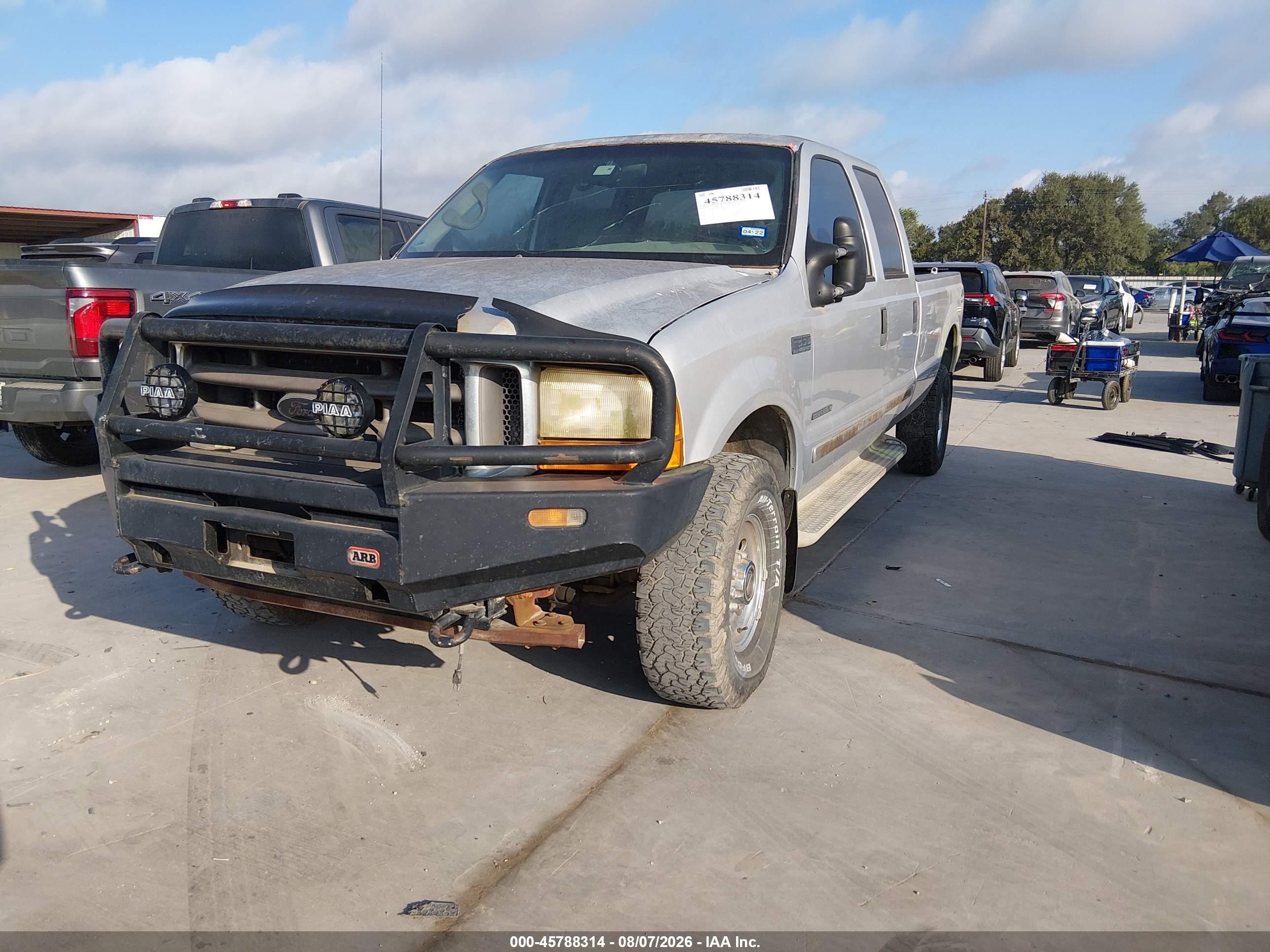 2001 Ford F-350 Lariat/xl/xlt Gray vin: 1FTSW31F31EC56617